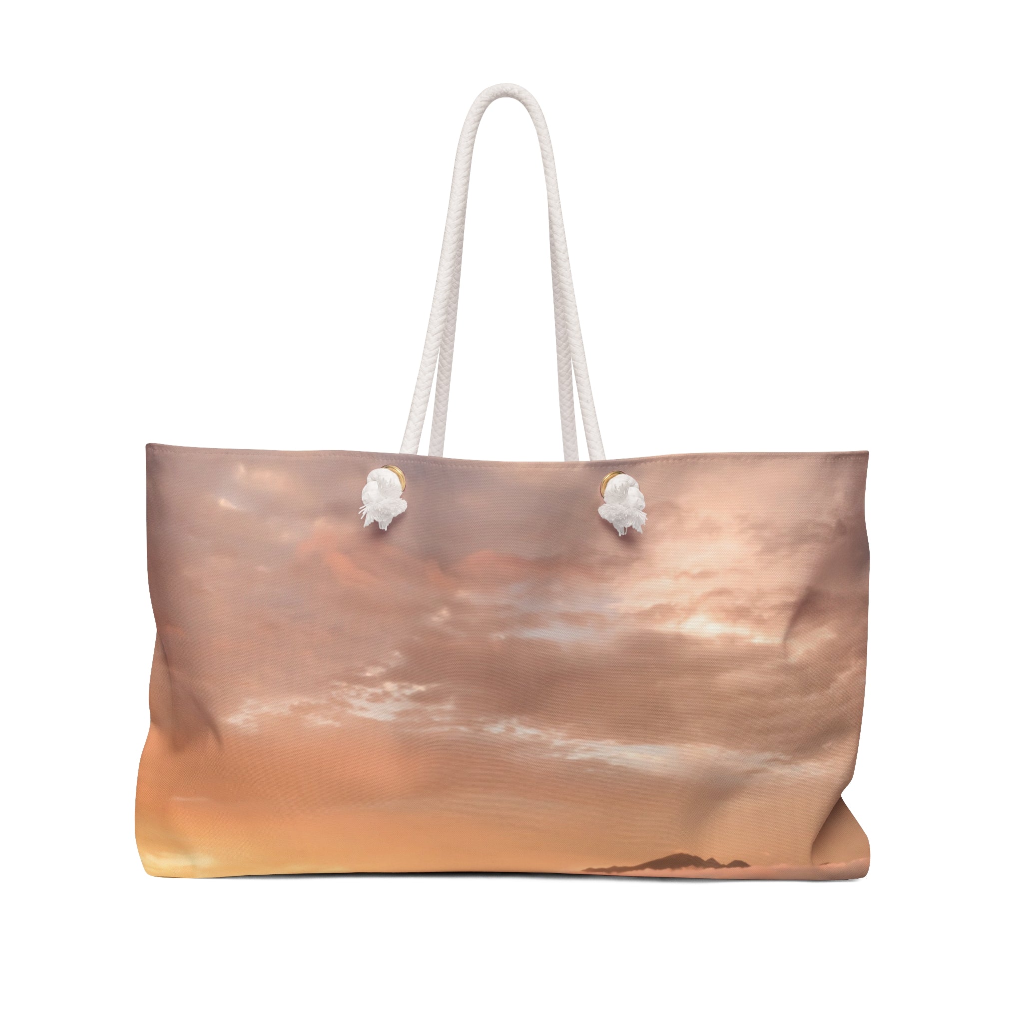 Wisdom Embodiment - Dreamy Sunset Weekender Bag - Perfect for Travel & Weekend Getaways