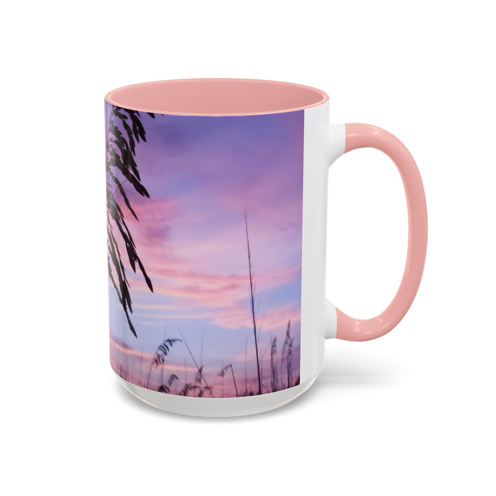 Love Creation . Sunset Sky Accent Coffee Mug - Perfect for Cozy Mornings and Relaxing Evenings