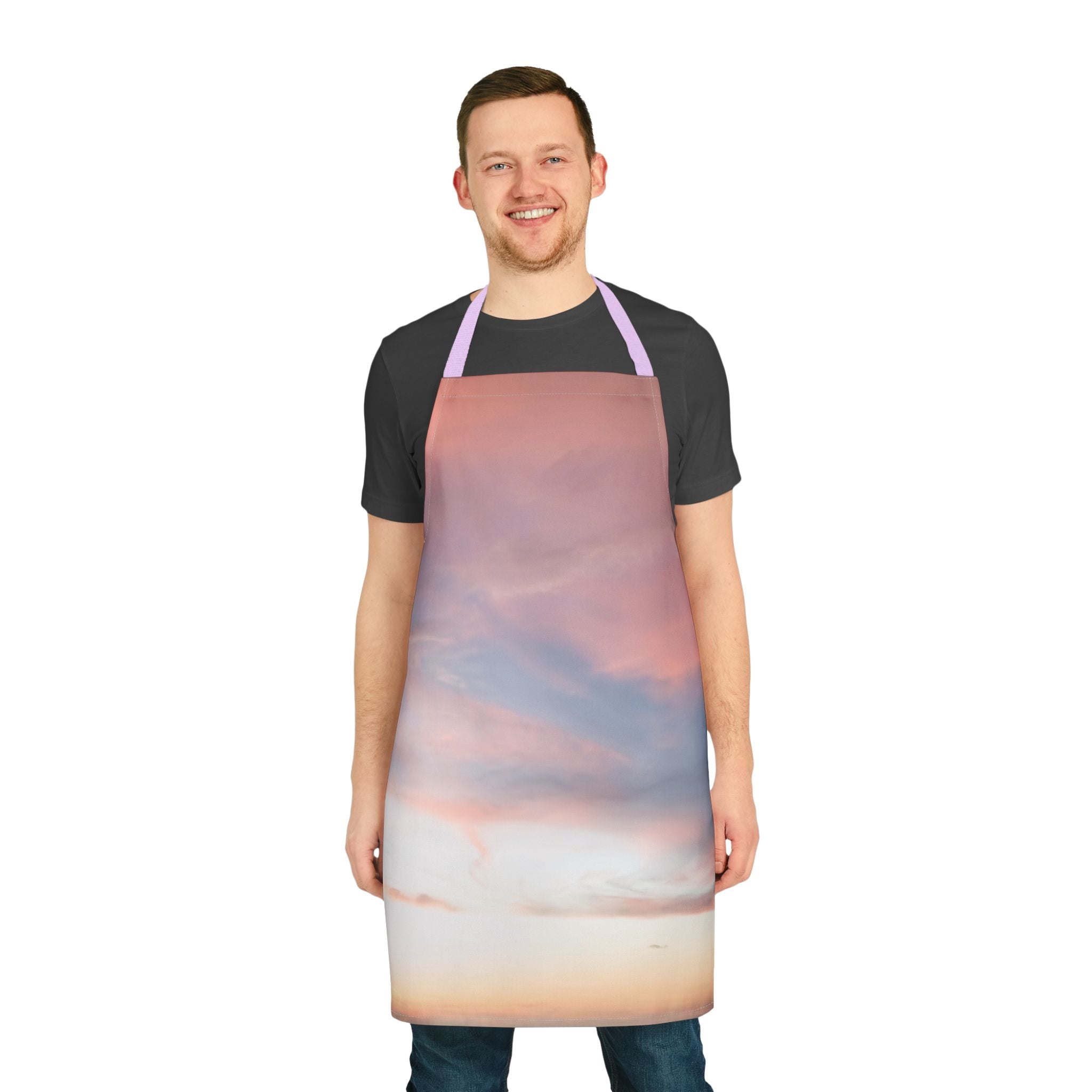 Love Manifestation . Sunset Sky Apron with 5-Color Straps