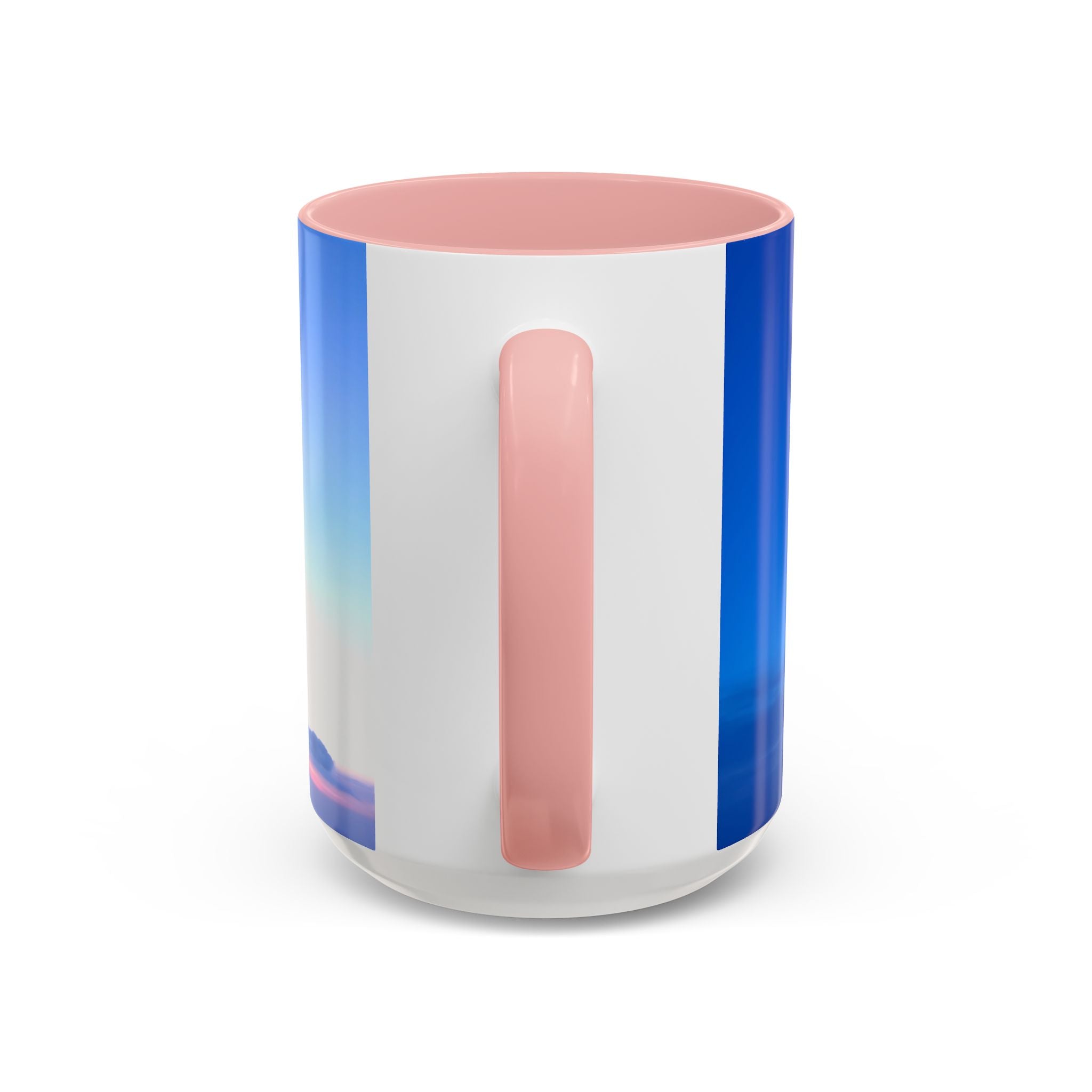 Power Awakening . Sunset Sky Accent Coffee Mug - Perfect for Cozy Mornings and Relaxing Evenings