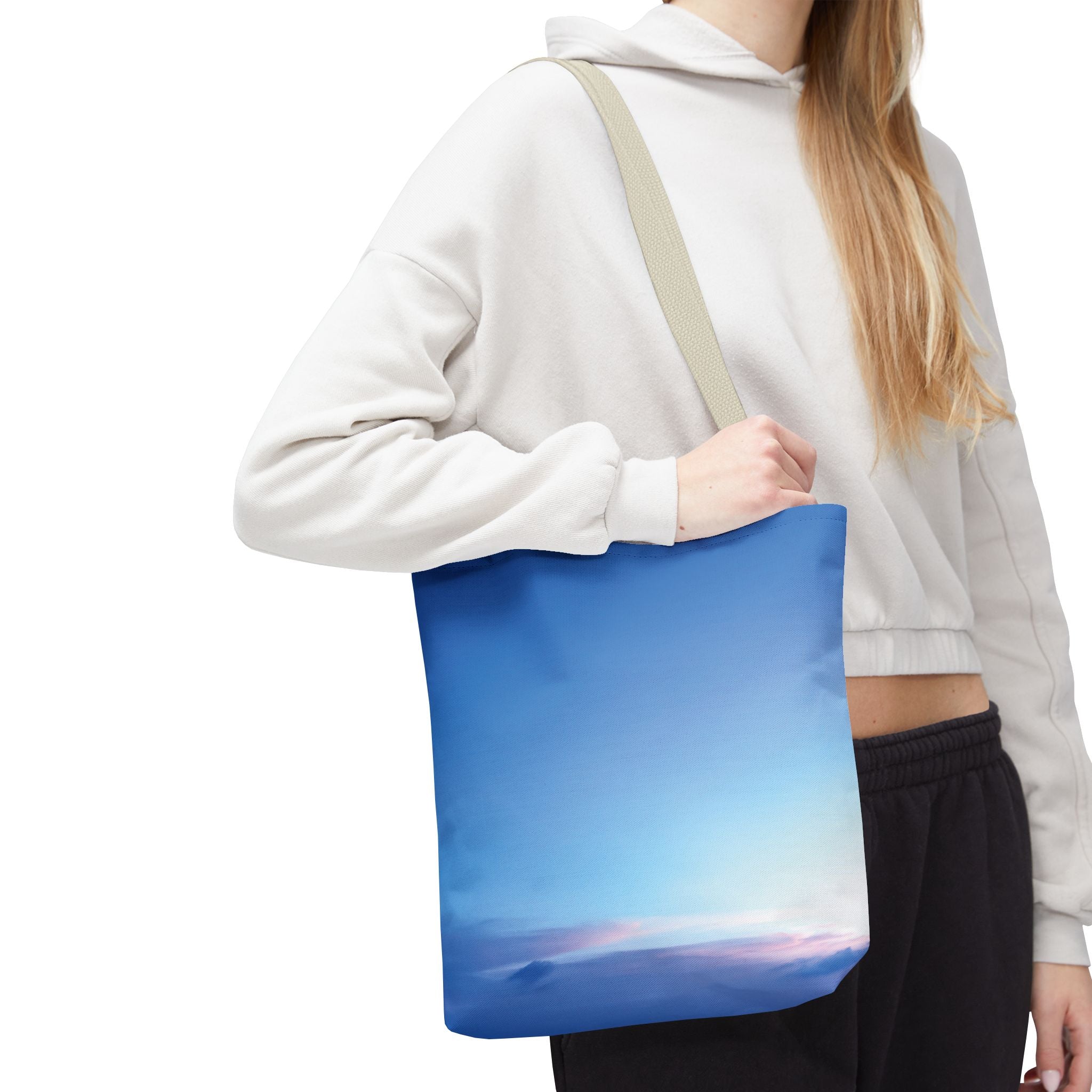 Power Awakening . Dreamy Sunset Tote Bag