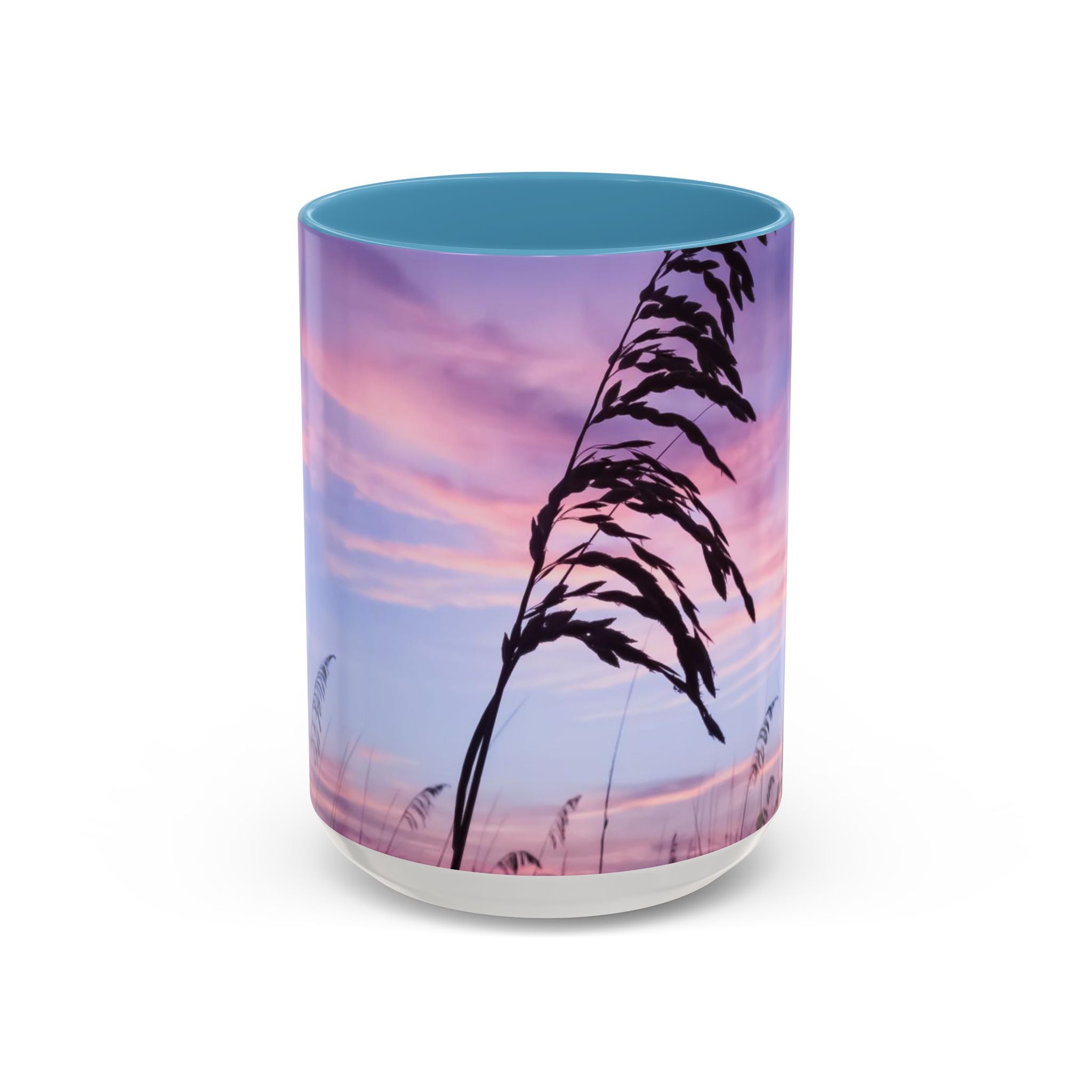 Love Creation . Sunset Sky Accent Coffee Mug - Perfect for Cozy Mornings and Relaxing Evenings