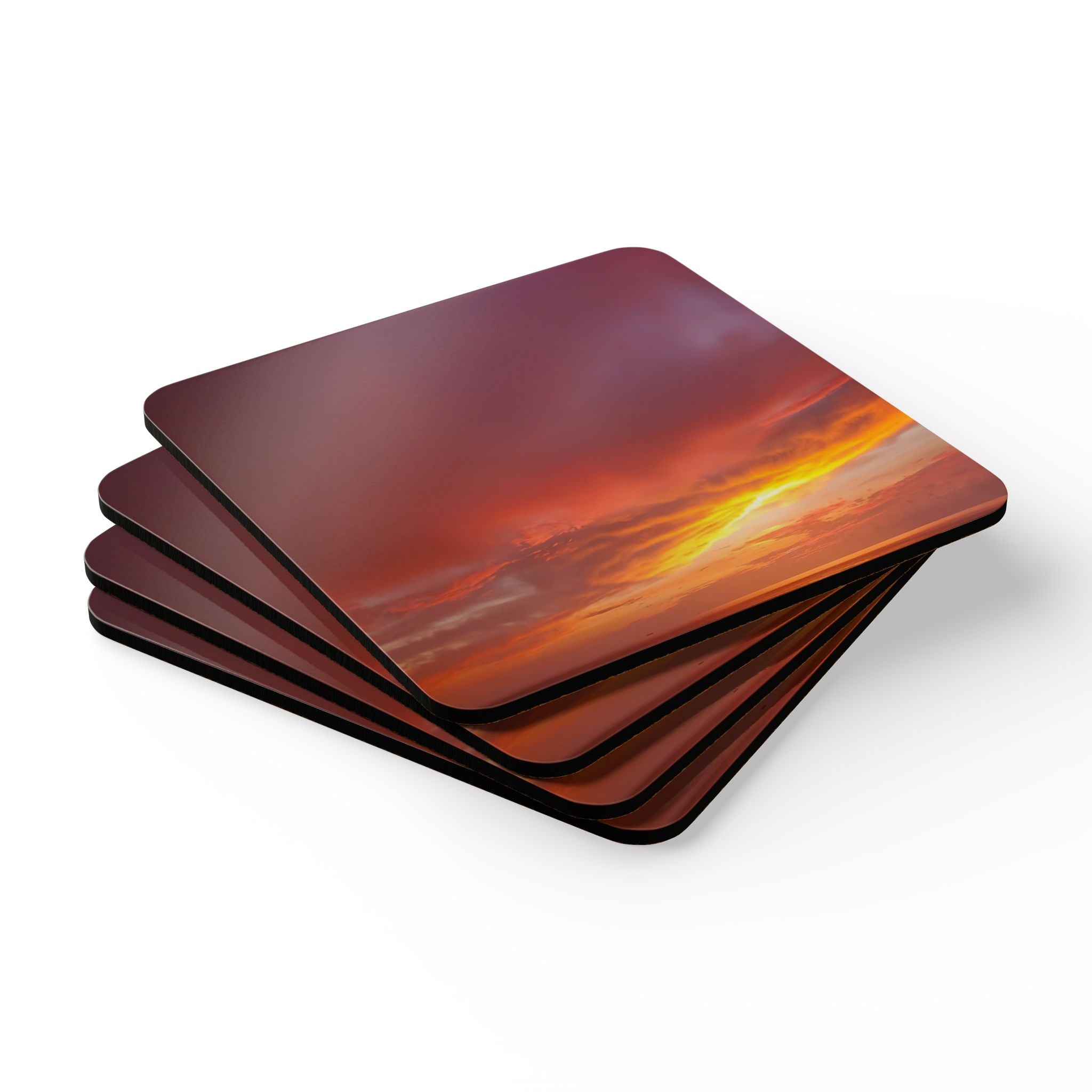 Love Alignment - Corkwood Coaster Set