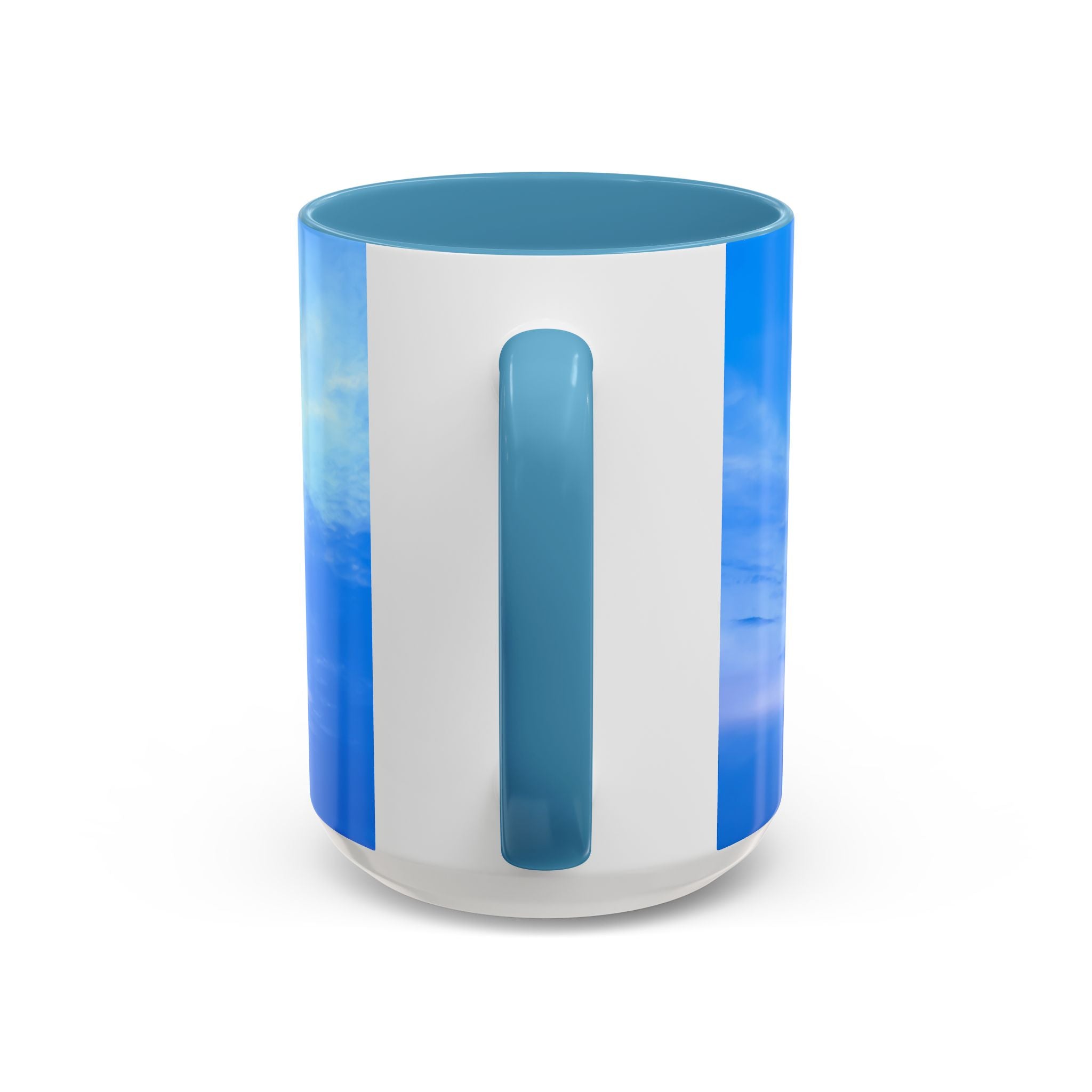 Power Creation . Sunset Sky Accent Coffee Mug - Perfect for Cozy Mornings and Relaxing Evenings