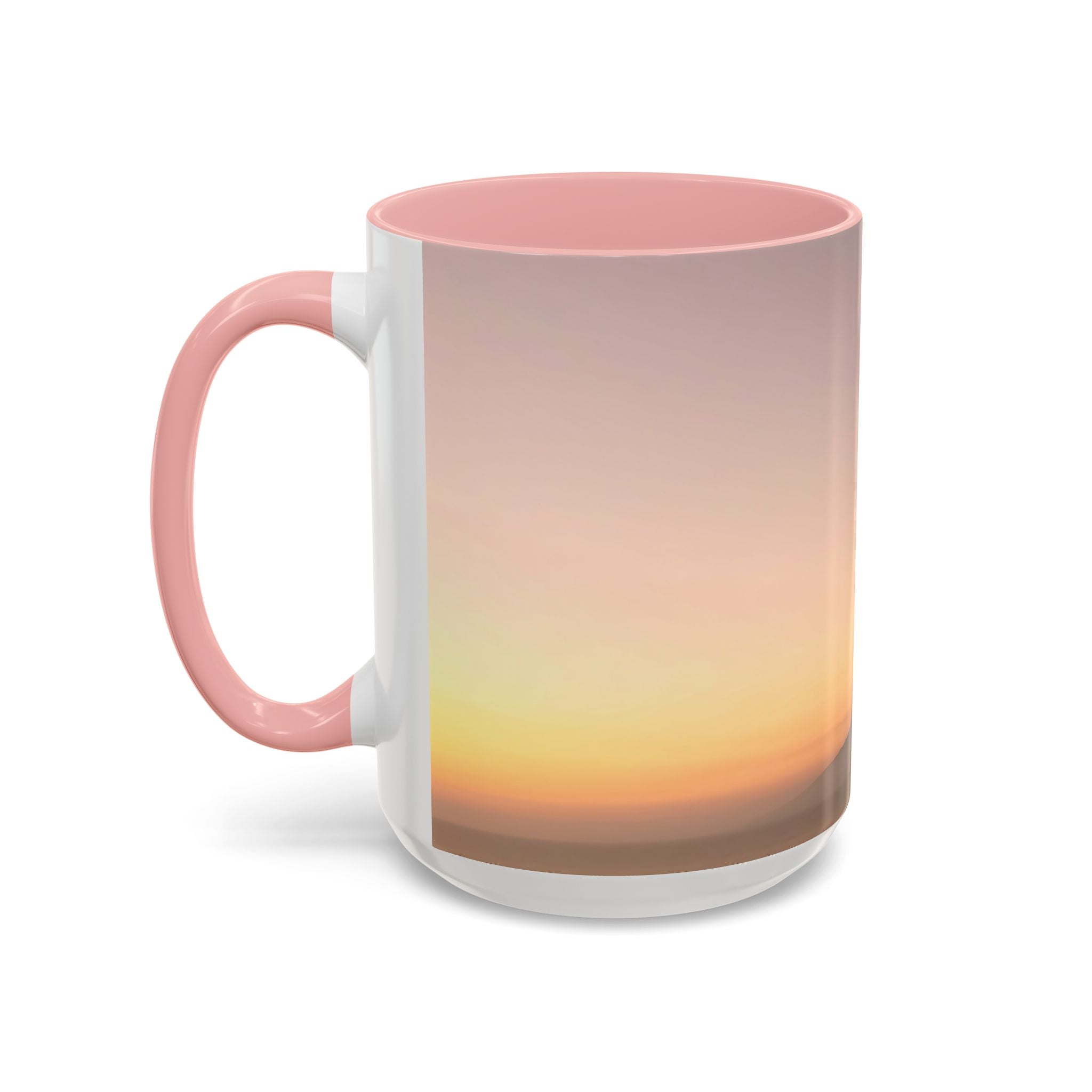 Wisdom Activation . Sunset Sky Accent Coffee Mug - Perfect for Cozy Mornings and Relaxing Evenings