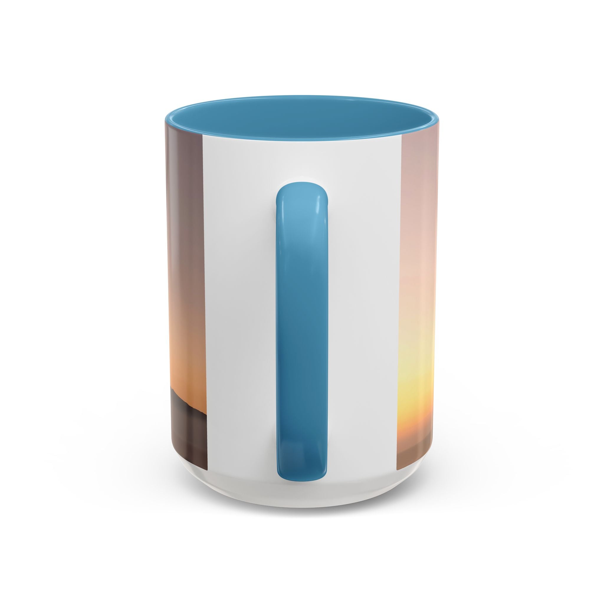 Wisdom Activation . Sunset Sky Accent Coffee Mug - Perfect for Cozy Mornings and Relaxing Evenings