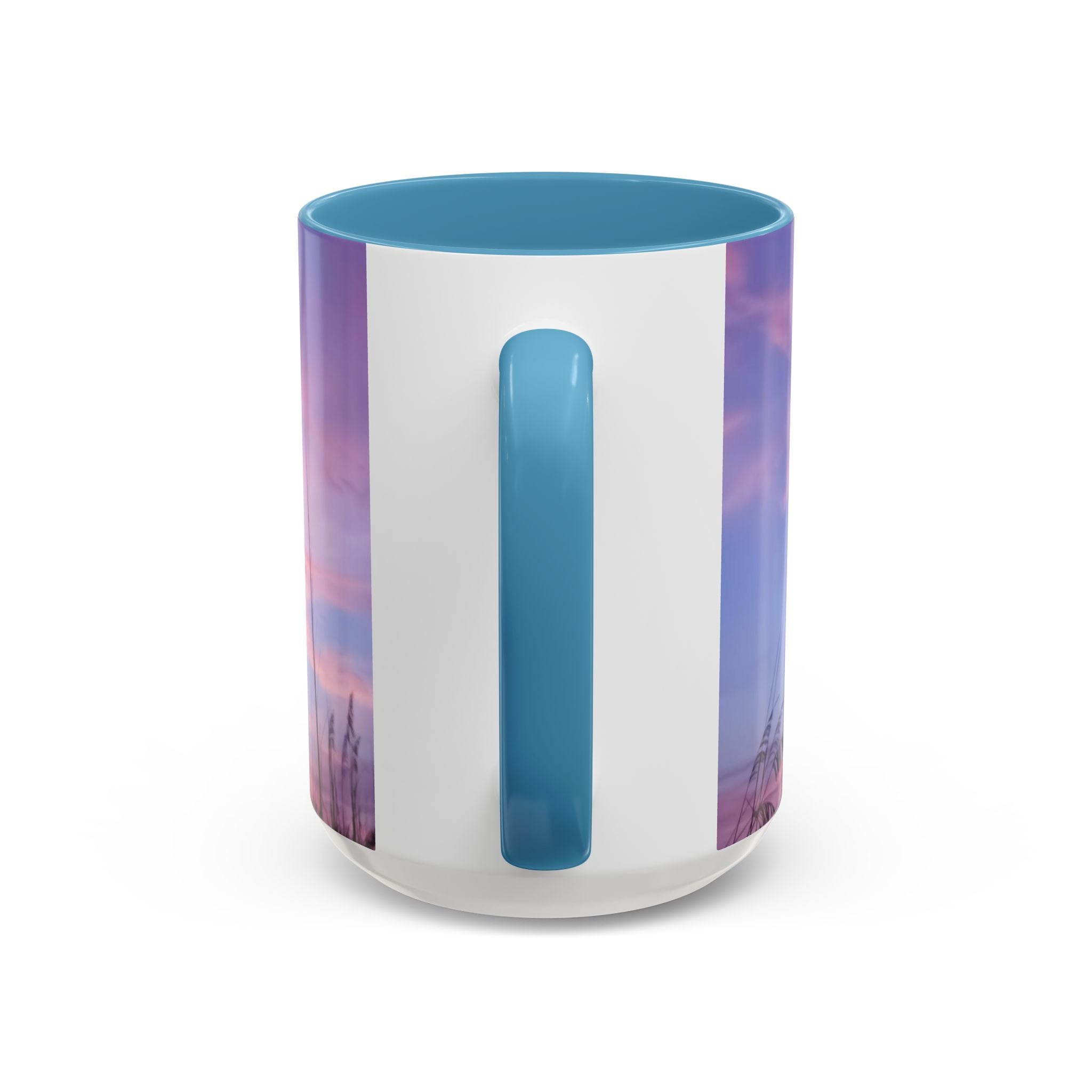 Love Creation . Sunset Sky Accent Coffee Mug - Perfect for Cozy Mornings and Relaxing Evenings