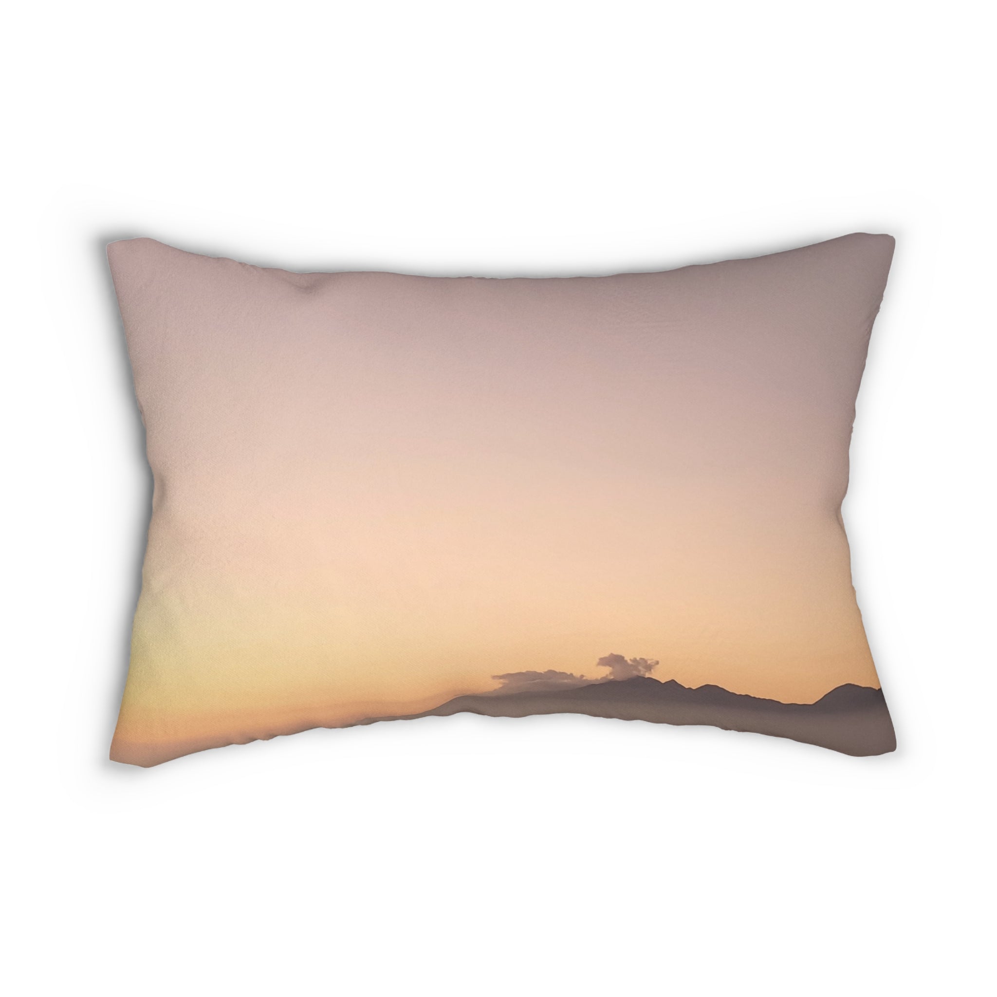 Wisdom Creation - Sunset Serenity Lumbar Pillow - Cozy Home Decor for Relaxation