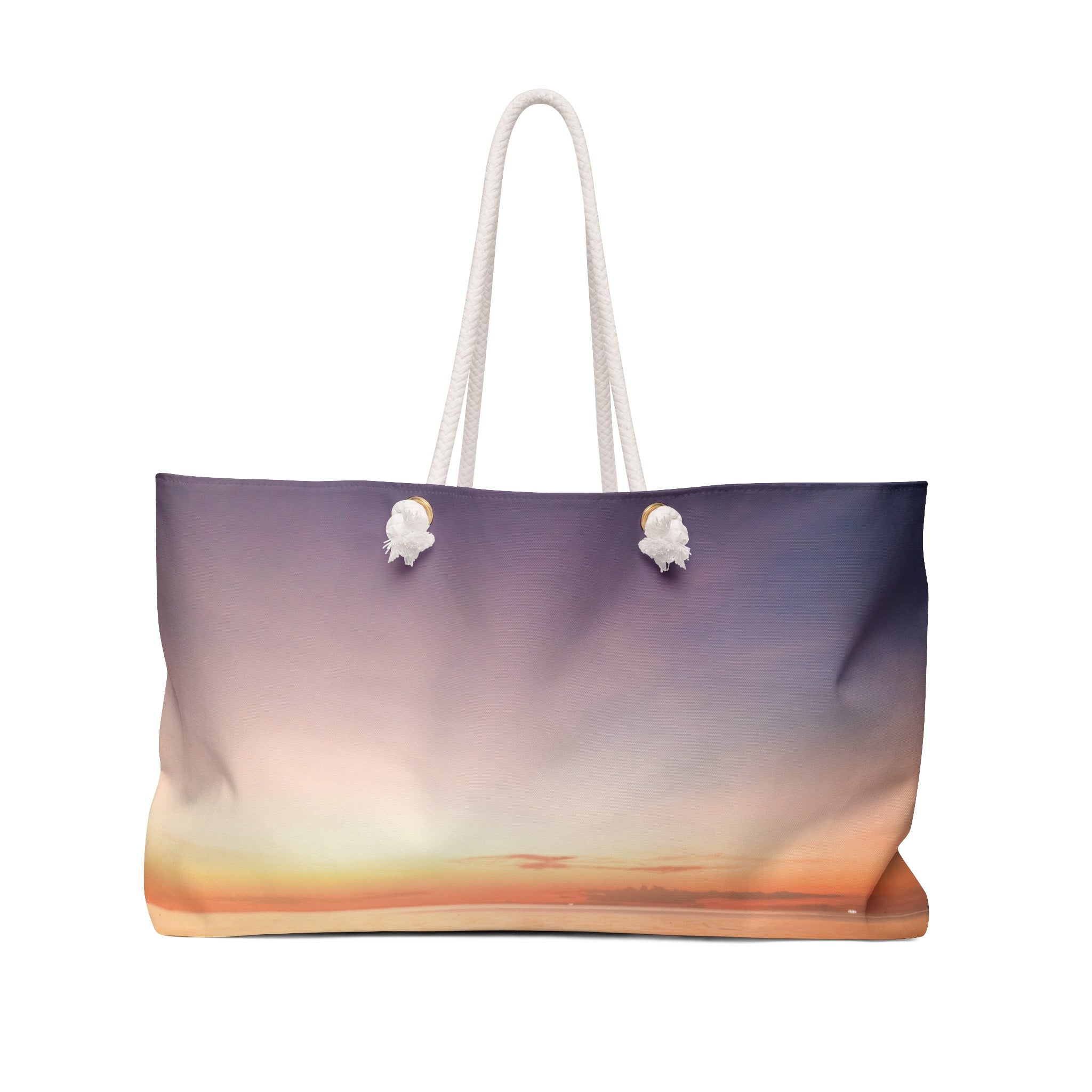 Wisdom Manifestation - Dreamy Sunset Weekender Bag - Perfect for Travel & Weekend Getaways