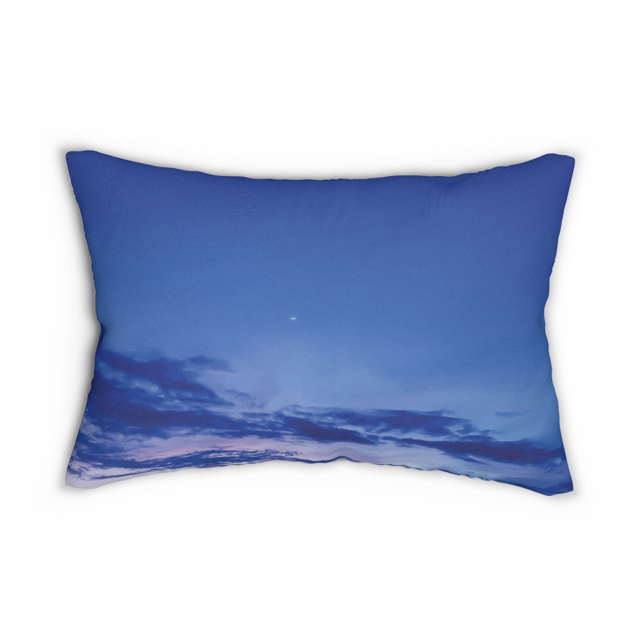 Power Alignment - Serene Blue Sky Lumbar Pillow