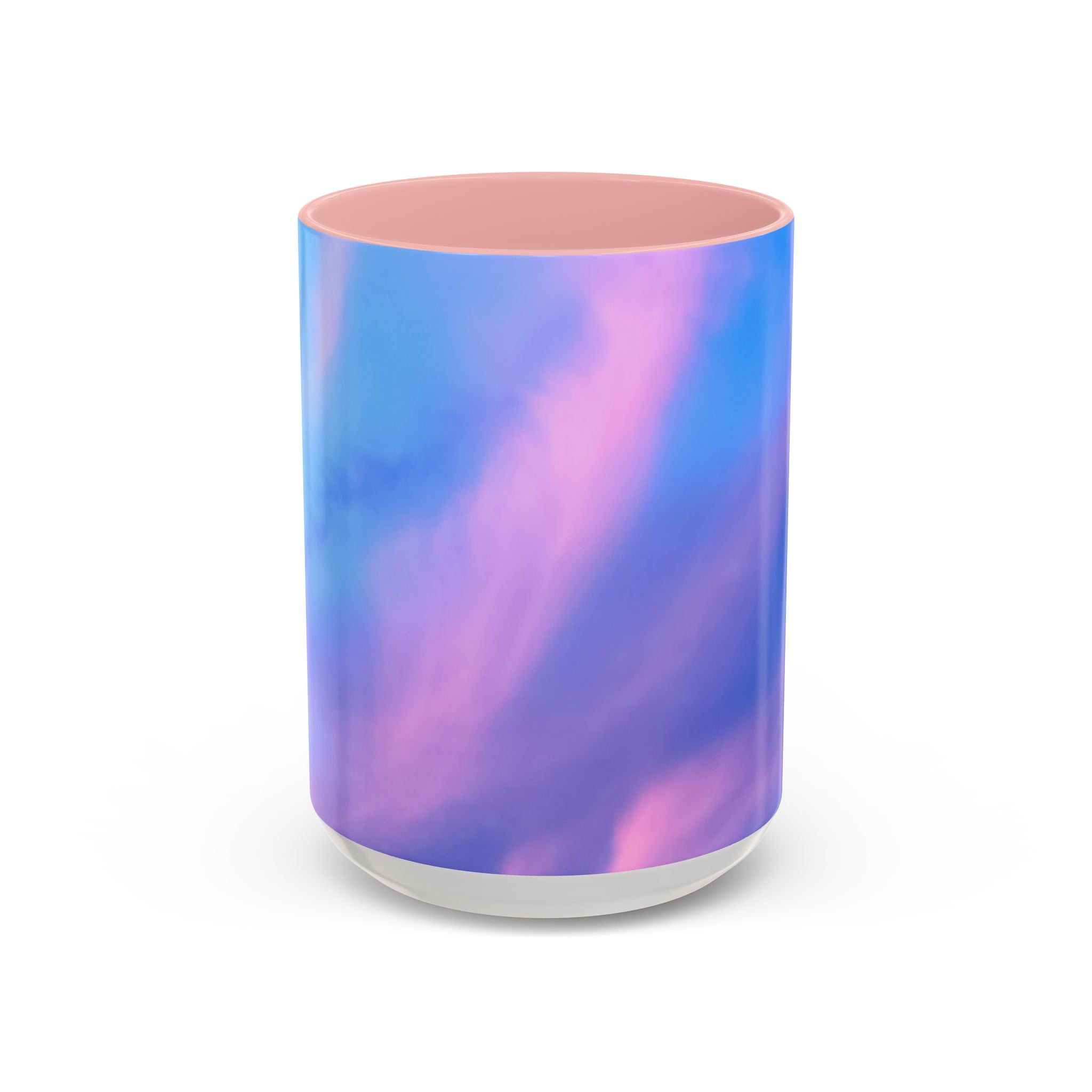 Power Manifestation . Sunset Sky Accent Coffee Mug - Perfect for Cozy Mornings and Relaxing Evenings