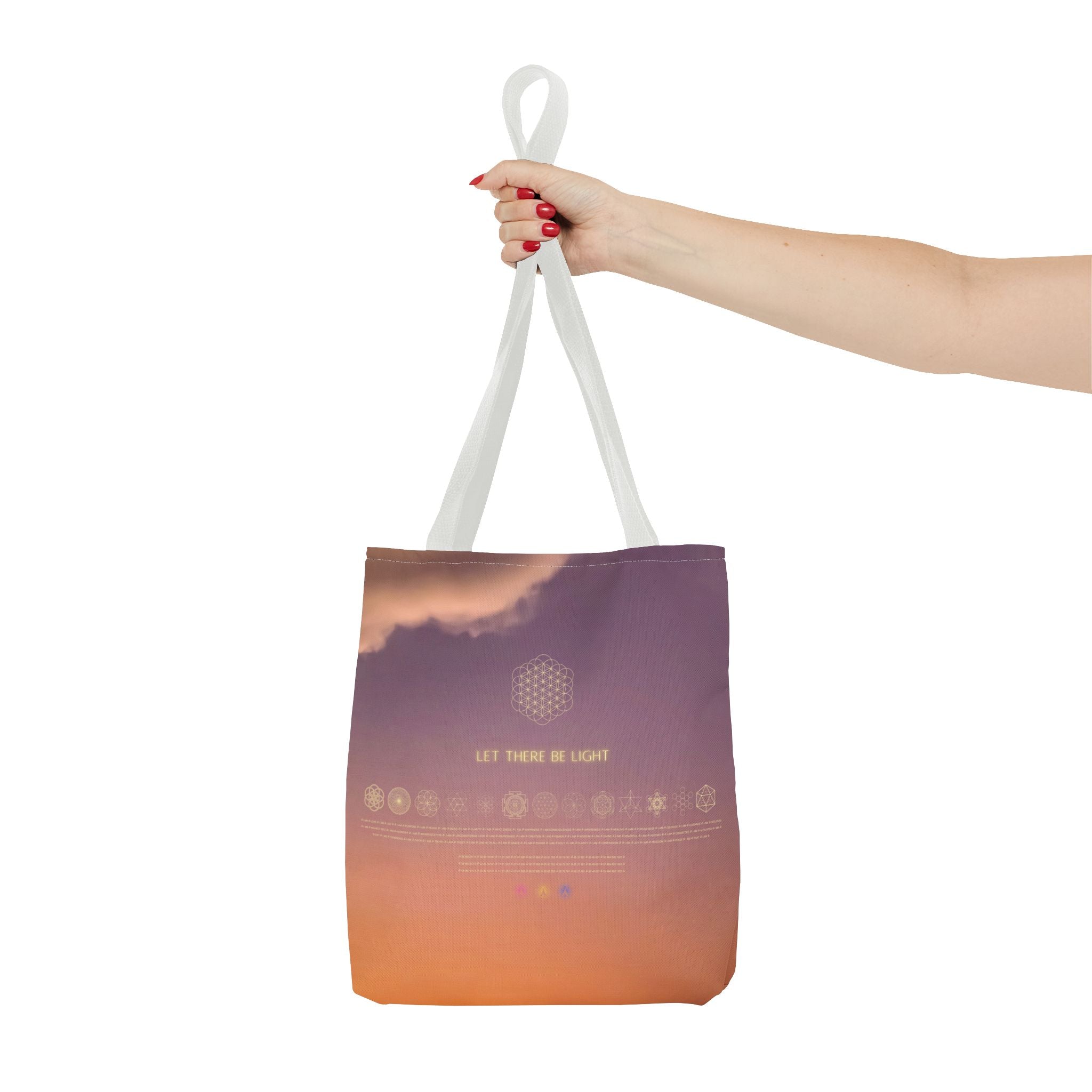 Let There Be Light . Dreamy Sunset Tote Bag