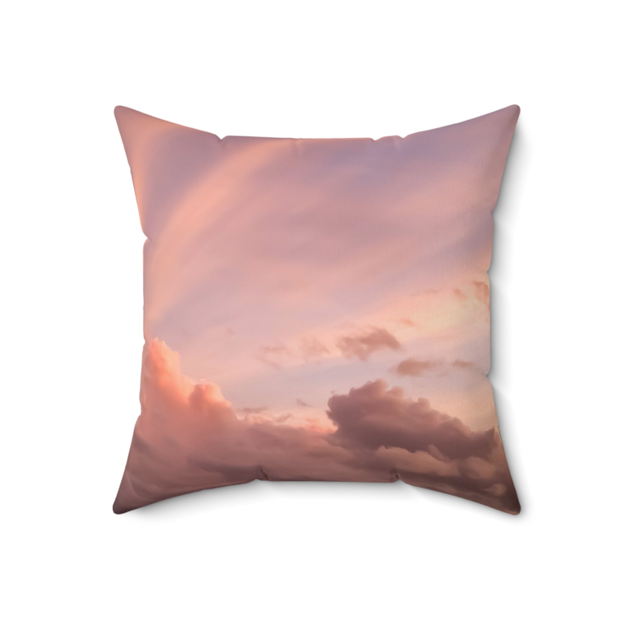 Love Connection . Pastel Sky Throw Pillow, Cozy Decorative Cushion for Living Room, Boho Home Decor, Gift for Housewarming, Beach House Accent