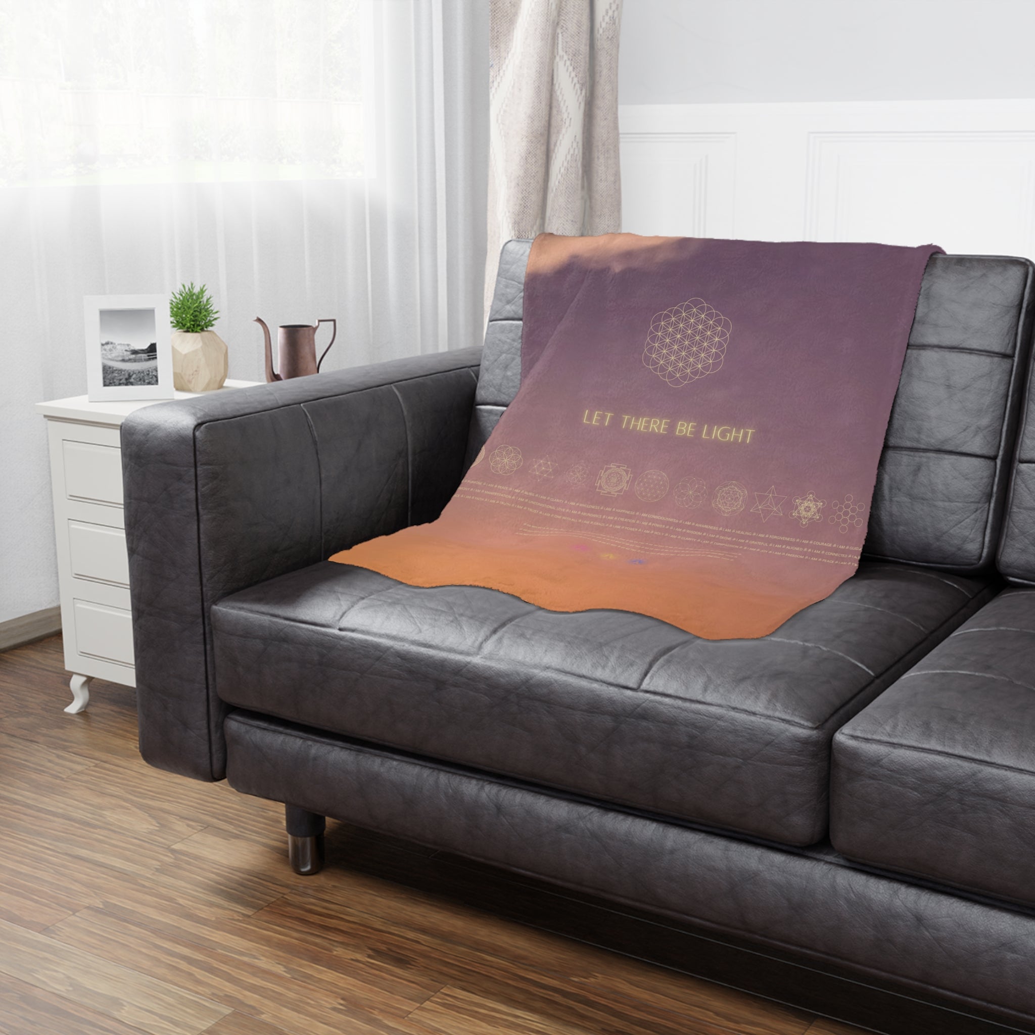 Let There Be Light - Minky Blanket
