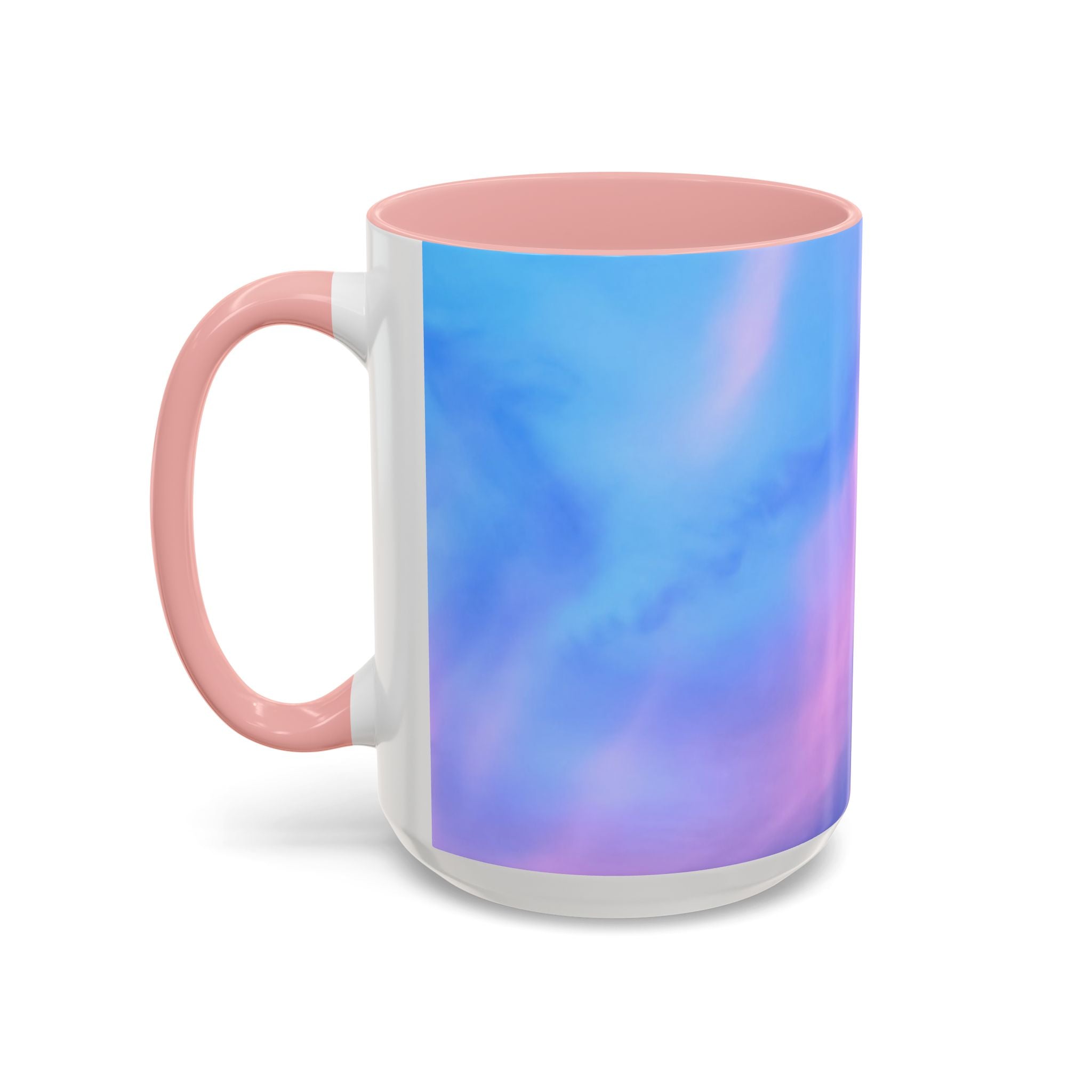 Power Manifestation . Sunset Sky Accent Coffee Mug - Perfect for Cozy Mornings and Relaxing Evenings