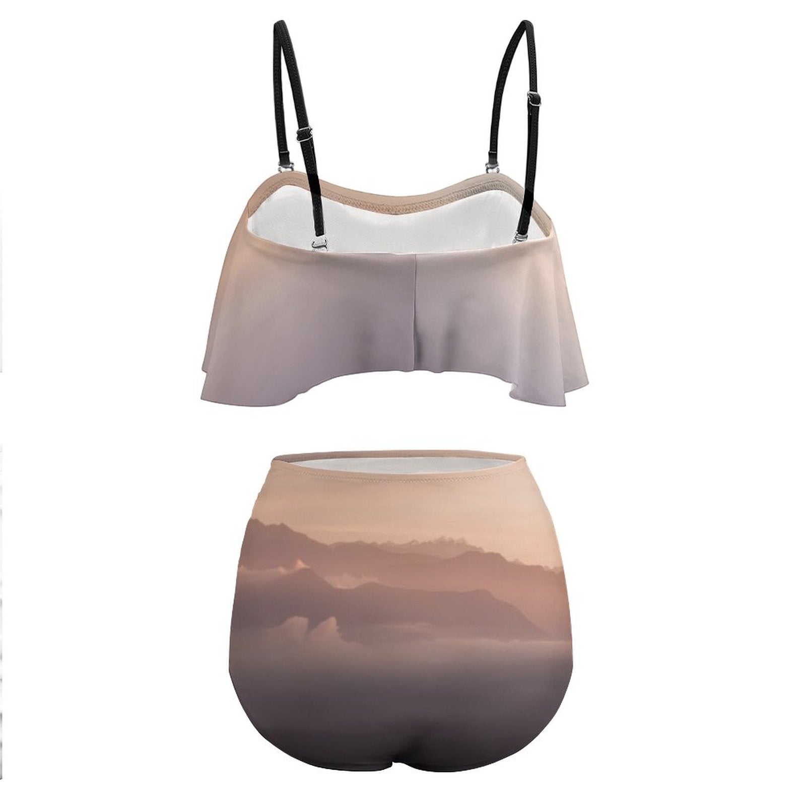 Wisdom Creation . 2-Piece Ruffle Tankini Swimsuit