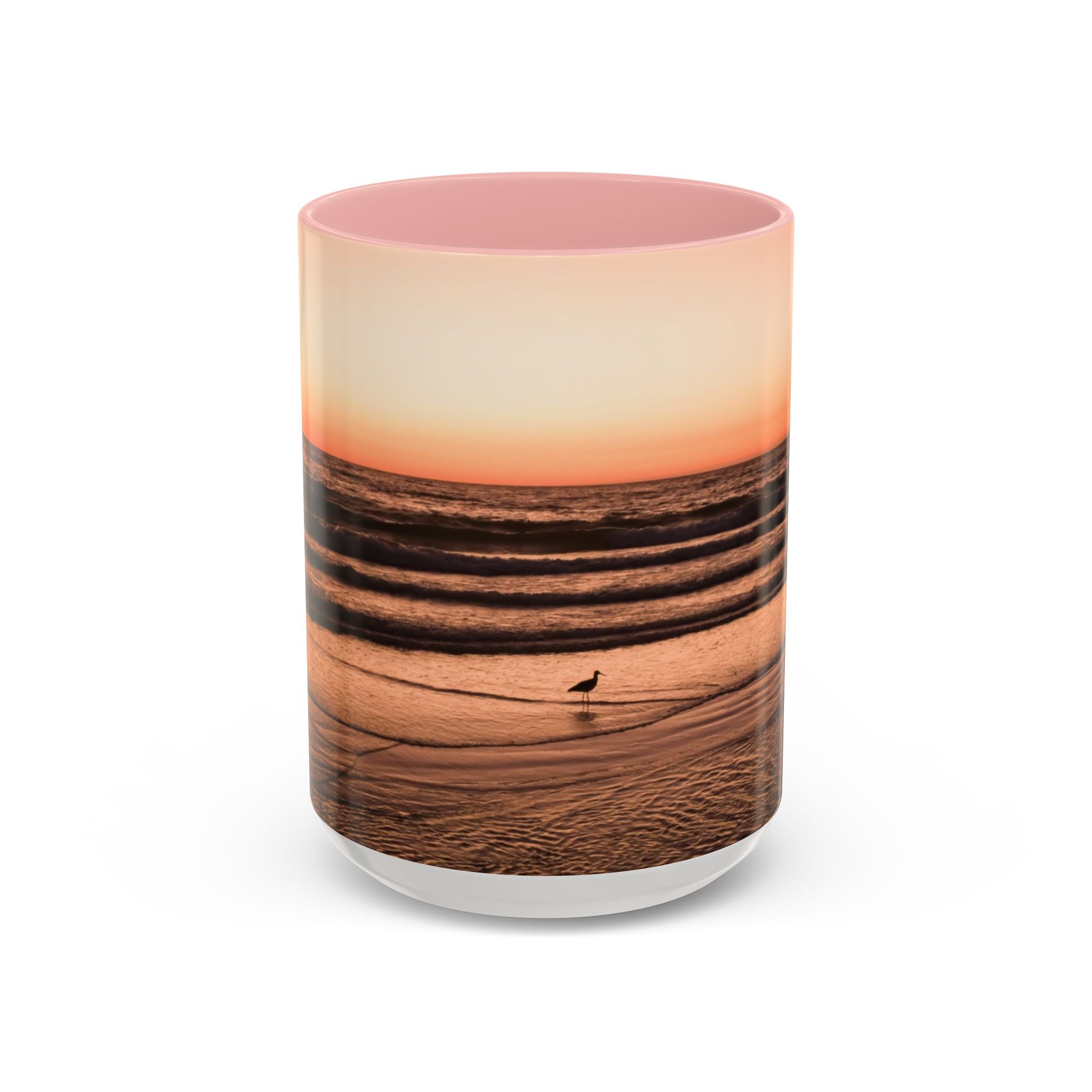 Wisdom Alignment . Sunset Sky Accent Coffee Mug - Perfect for Cozy Mornings and Relaxing Evenings
