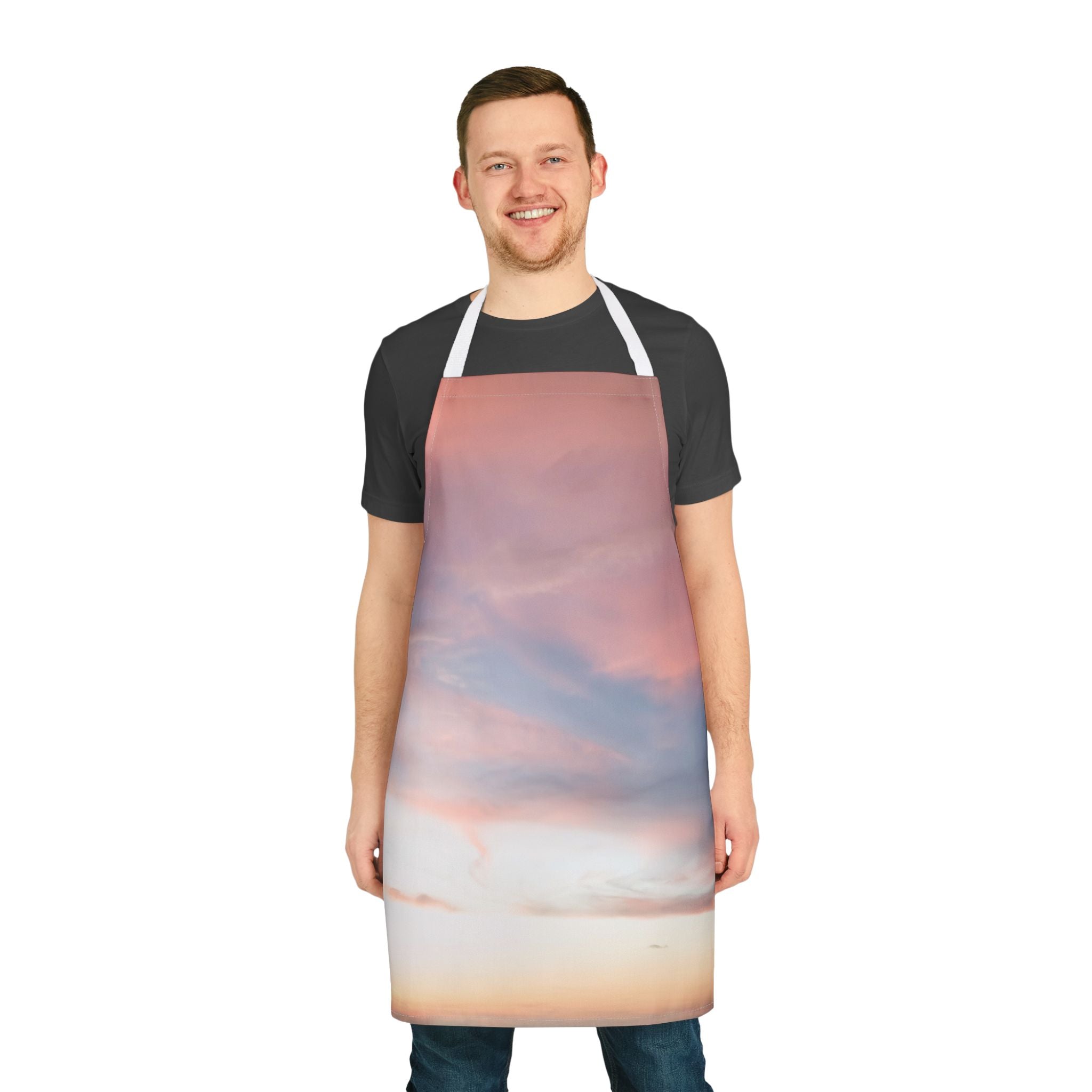 Love Manifestation . Sunset Sky Apron with 5-Color Straps