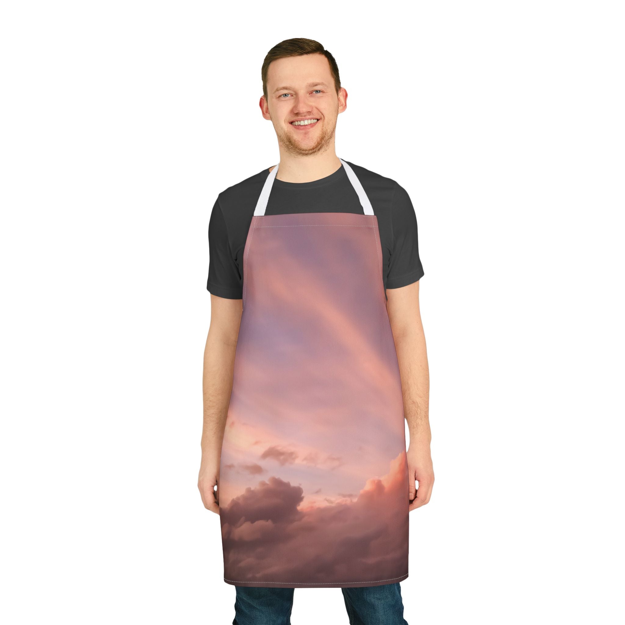 Love Connection . Sunset Sky Apron with 5-Color Straps