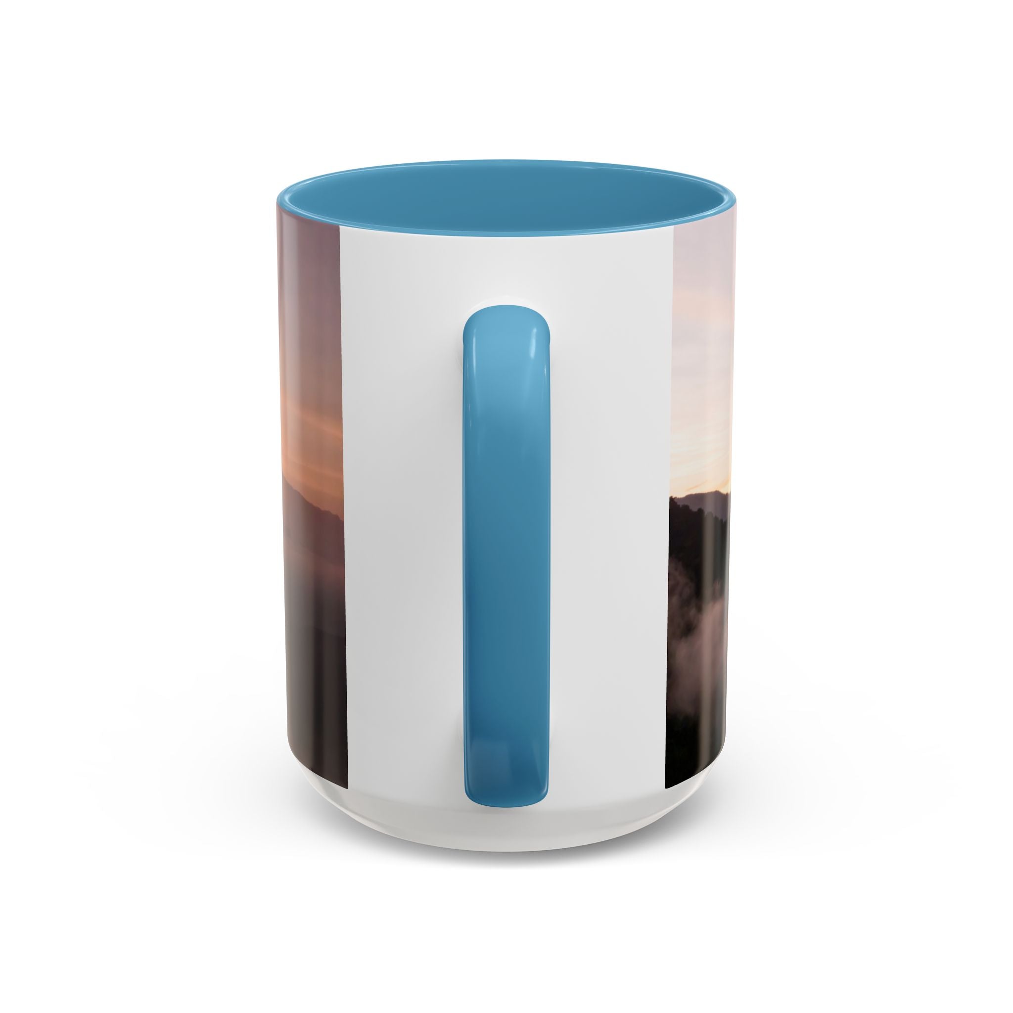 Wisdom Creation . Sunset Sky Accent Coffee Mug - Perfect for Cozy Mornings and Relaxing Evenings