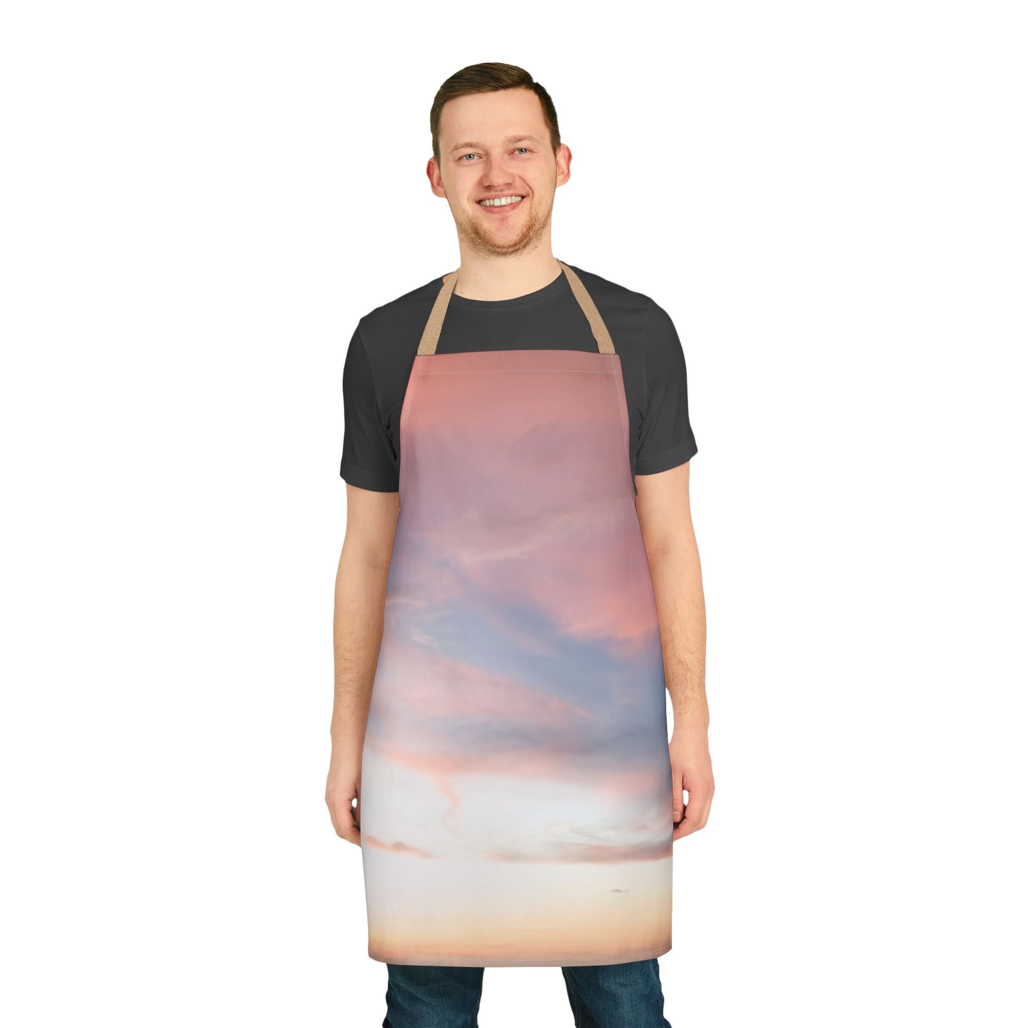 Love Manifestation . Sunset Sky Apron with 5-Color Straps
