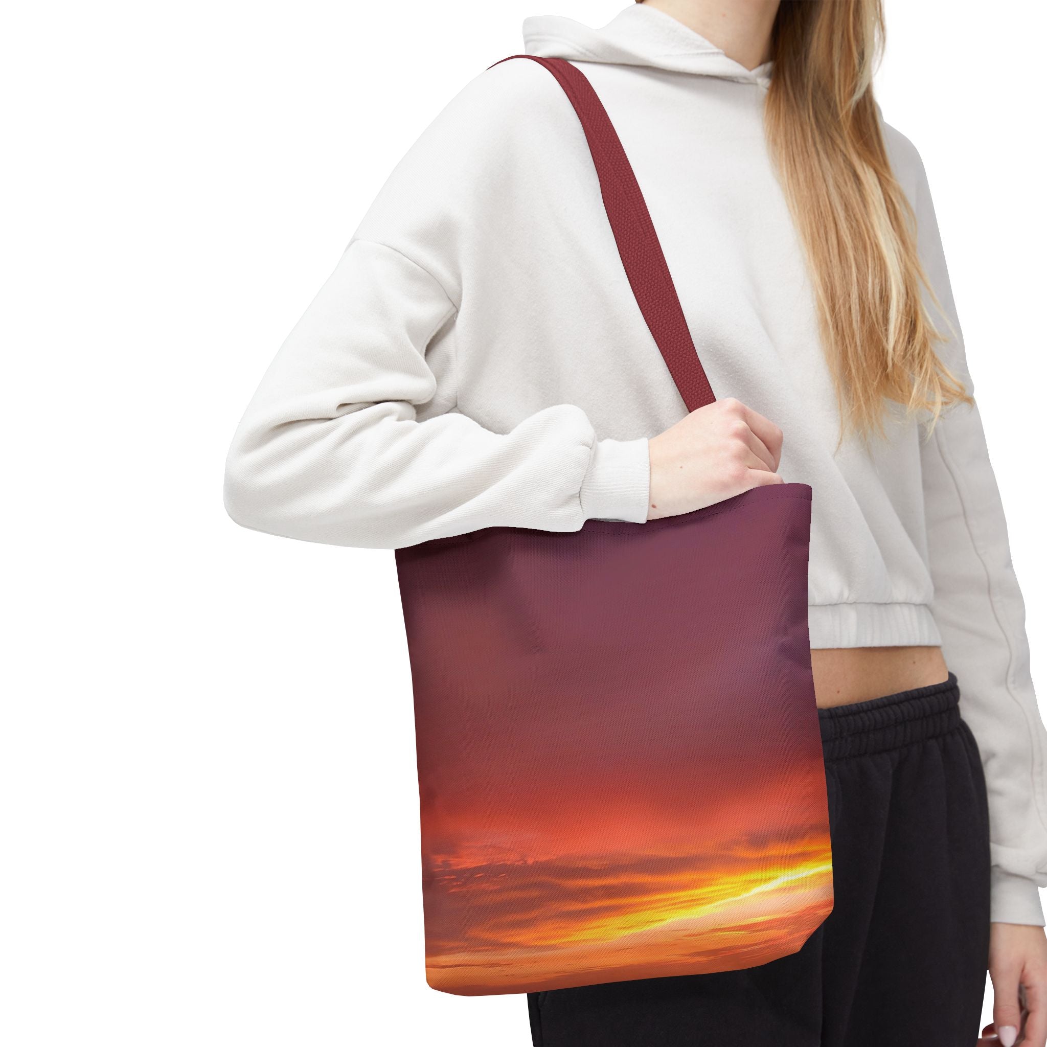 Love Alignment . Dreamy Sunset Tote Bag