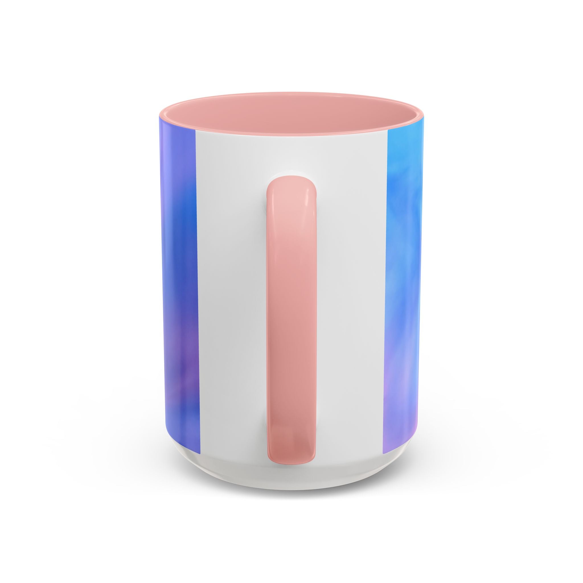 Power Manifestation . Sunset Sky Accent Coffee Mug - Perfect for Cozy Mornings and Relaxing Evenings