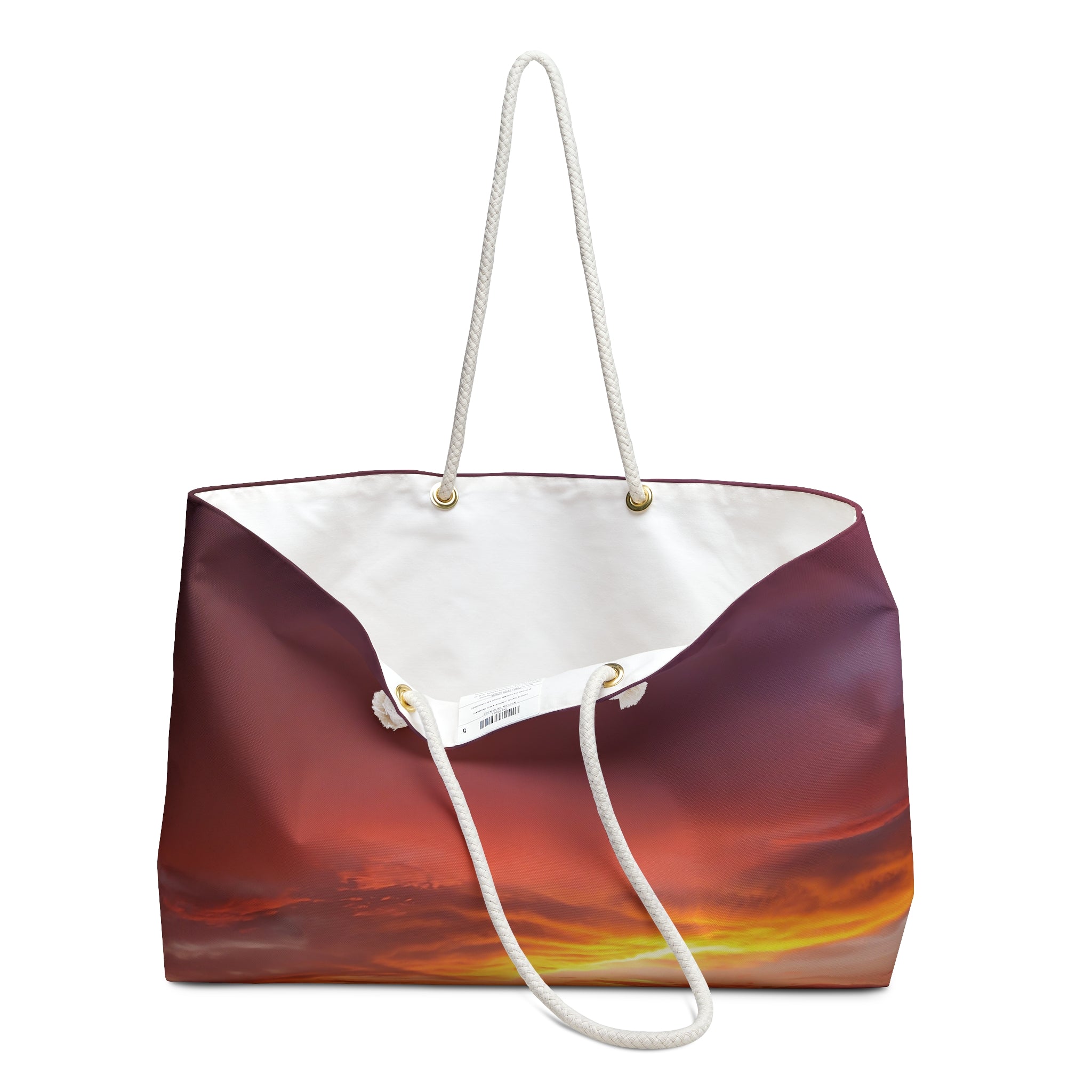 Love Alignment - Dreamy Sunset Weekender Bag - Perfect for Travel & Weekend Getaways