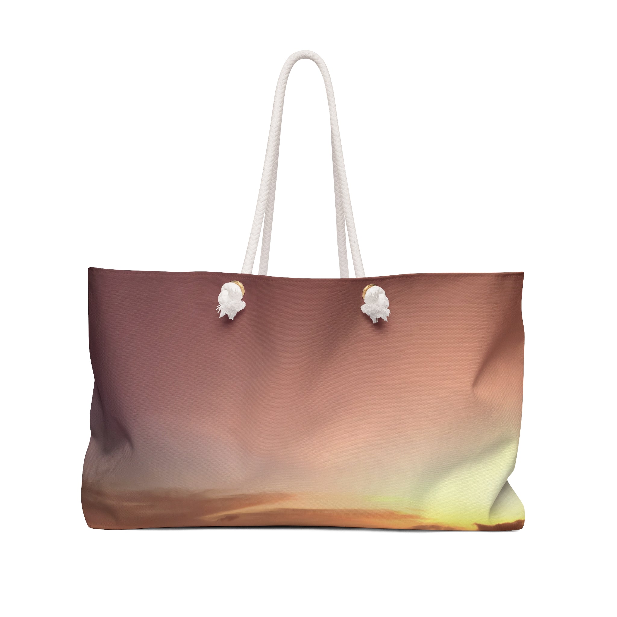 Wisdom Awakening - Dreamy Sunset Weekender Bag - Perfect for Travel & Weekend Getaways