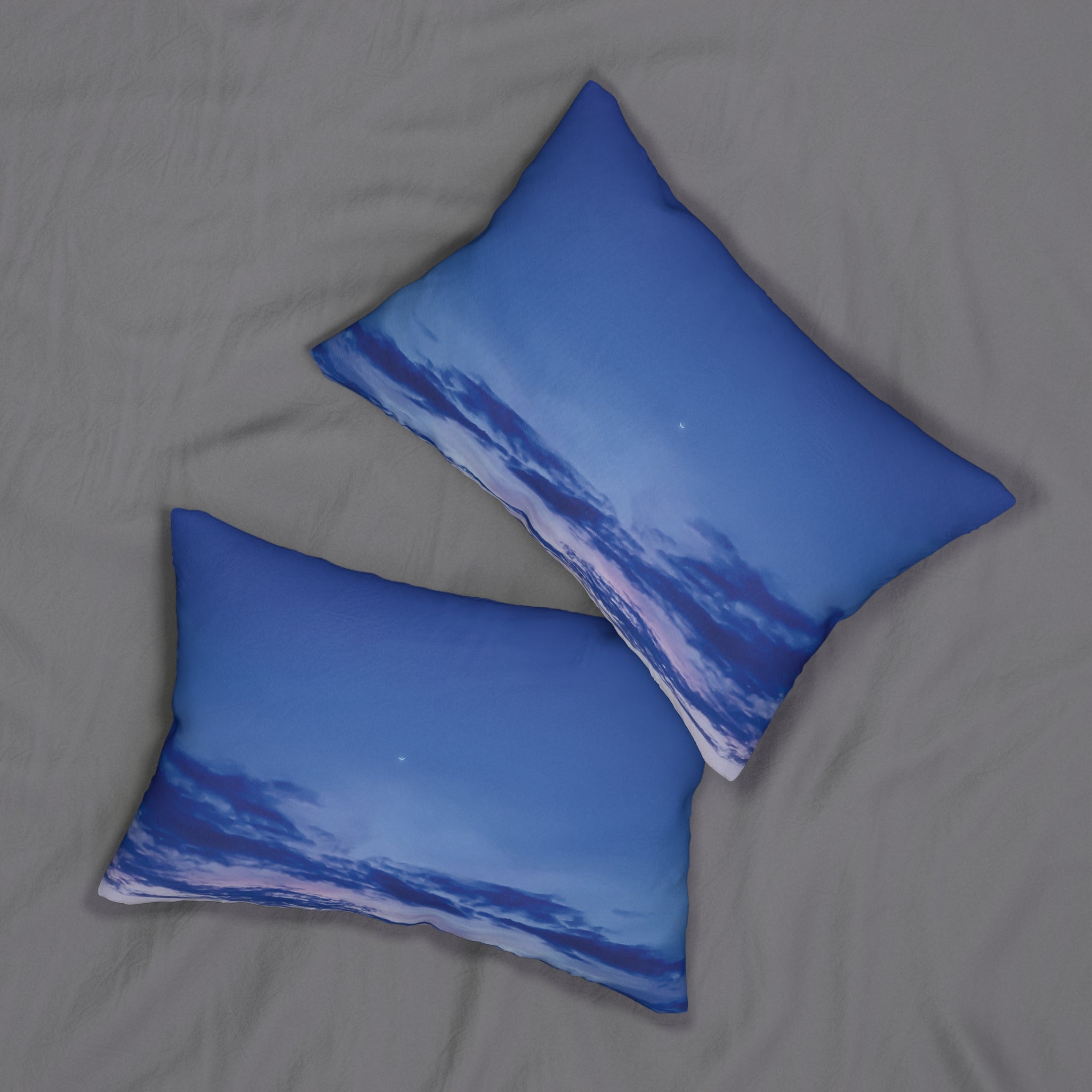 Power Alignment - Serene Blue Sky Lumbar Pillow