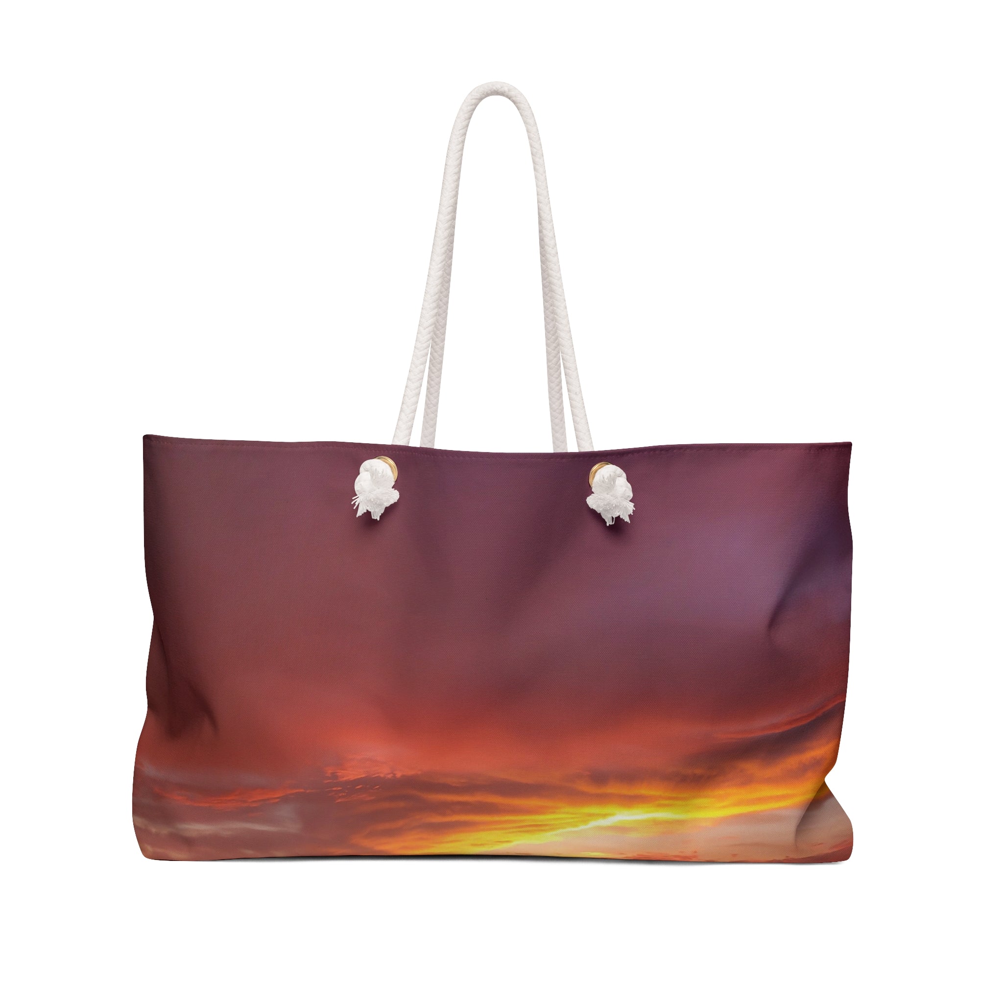 Love Alignment - Dreamy Sunset Weekender Bag - Perfect for Travel & Weekend Getaways