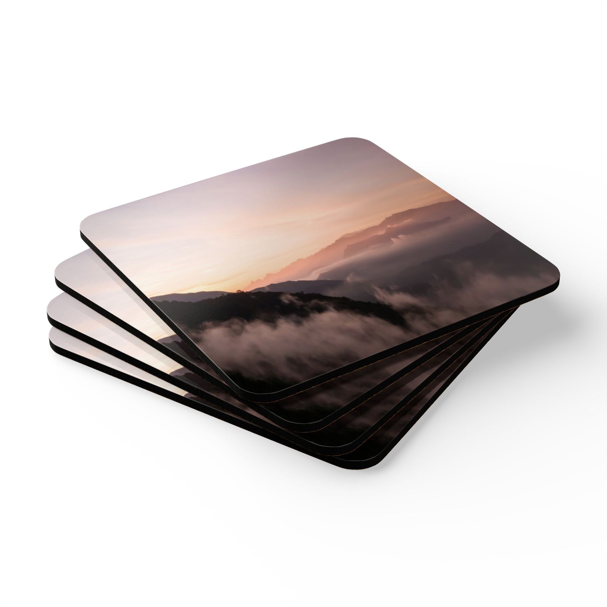 Wisdom Creation - Corkwood Coaster Set