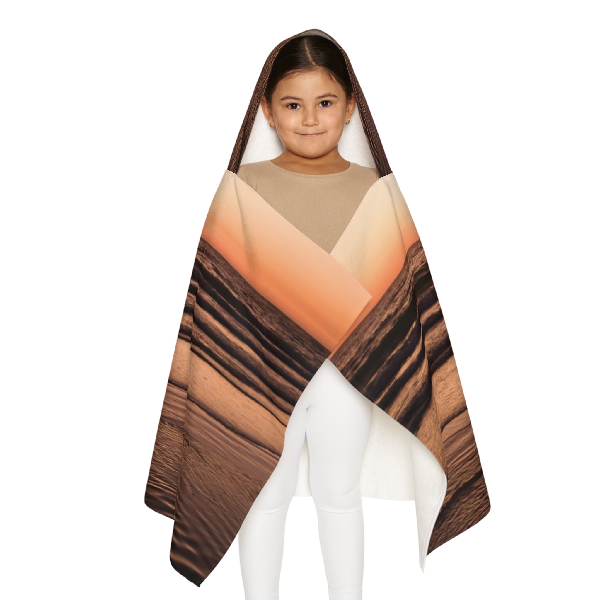 Wisdom Alignment - Youth Hooded Towel - Design for Fun After-Bath Moments