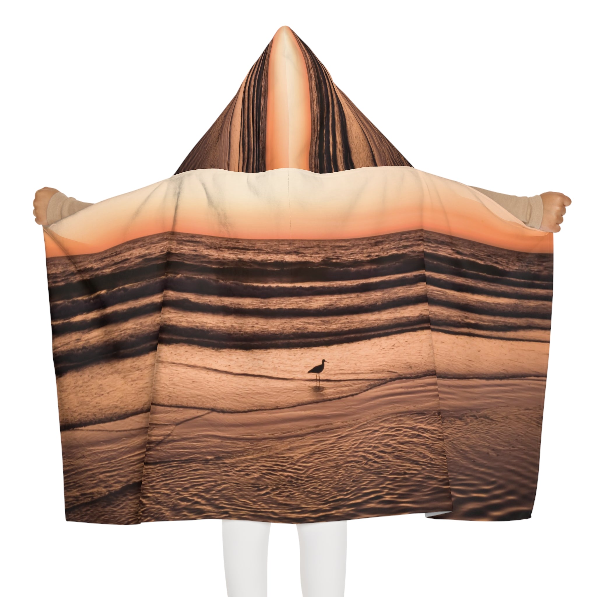 Wisdom Alignment - Youth Hooded Towel - Design for Fun After-Bath Moments