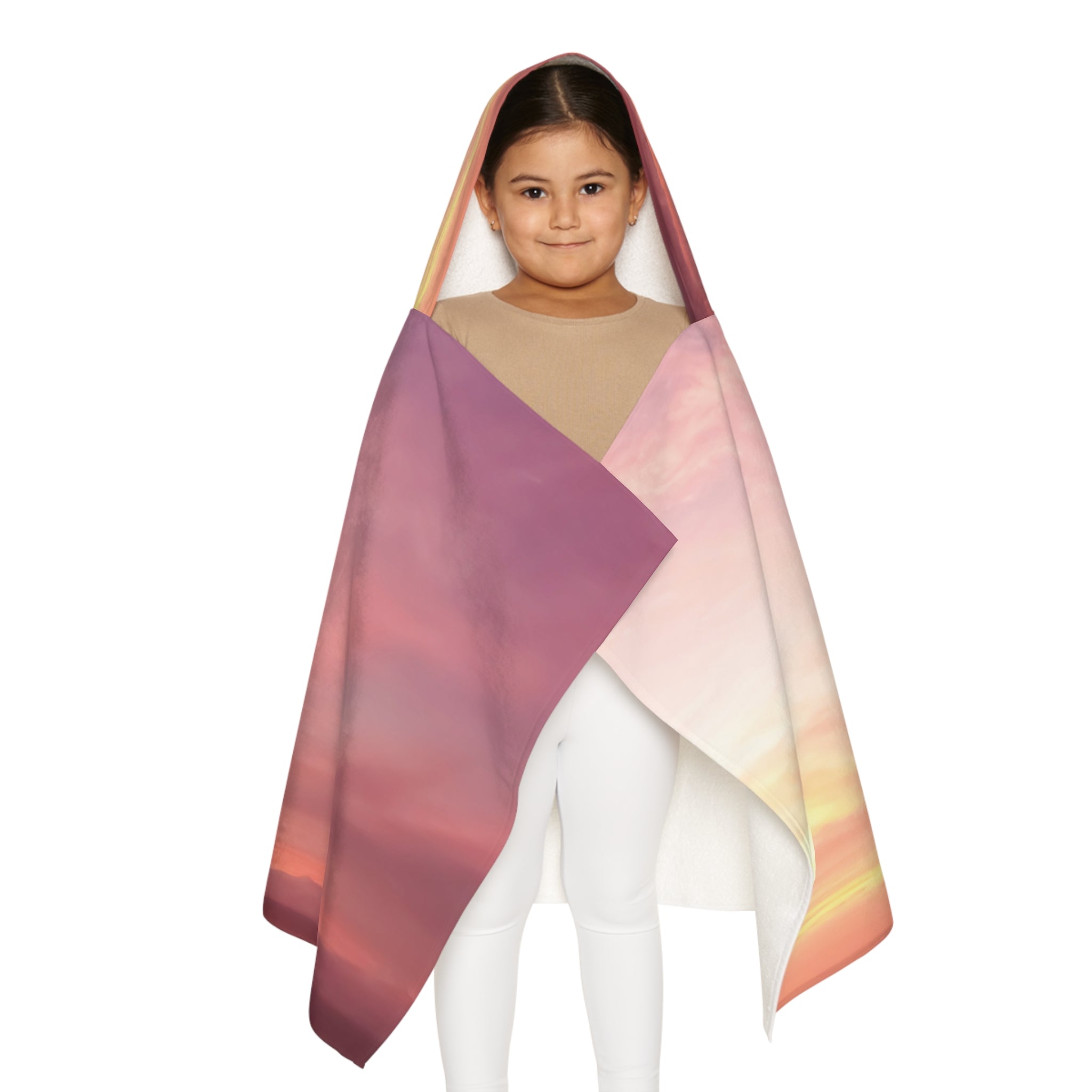Love Embodiment- Youth Hooded Towel - Design for Fun After-Bath Moments