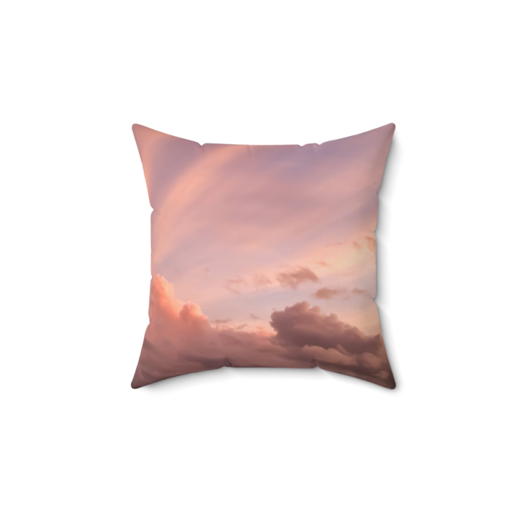 Love Connection . Pastel Sky Throw Pillow, Cozy Decorative Cushion for Living Room, Boho Home Decor, Gift for Housewarming, Beach House Accent