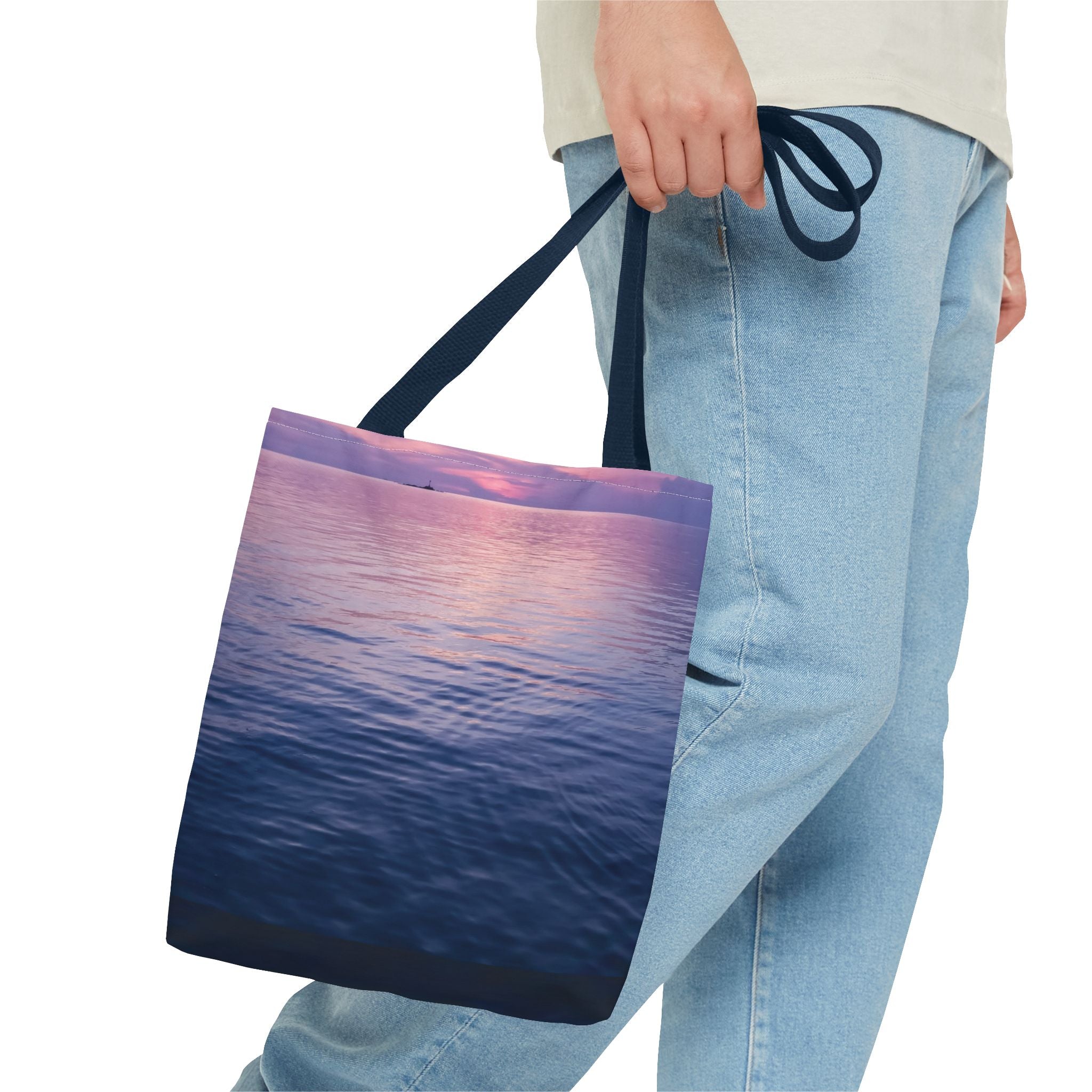Power Connection . Dreamy Sunset Tote Bag