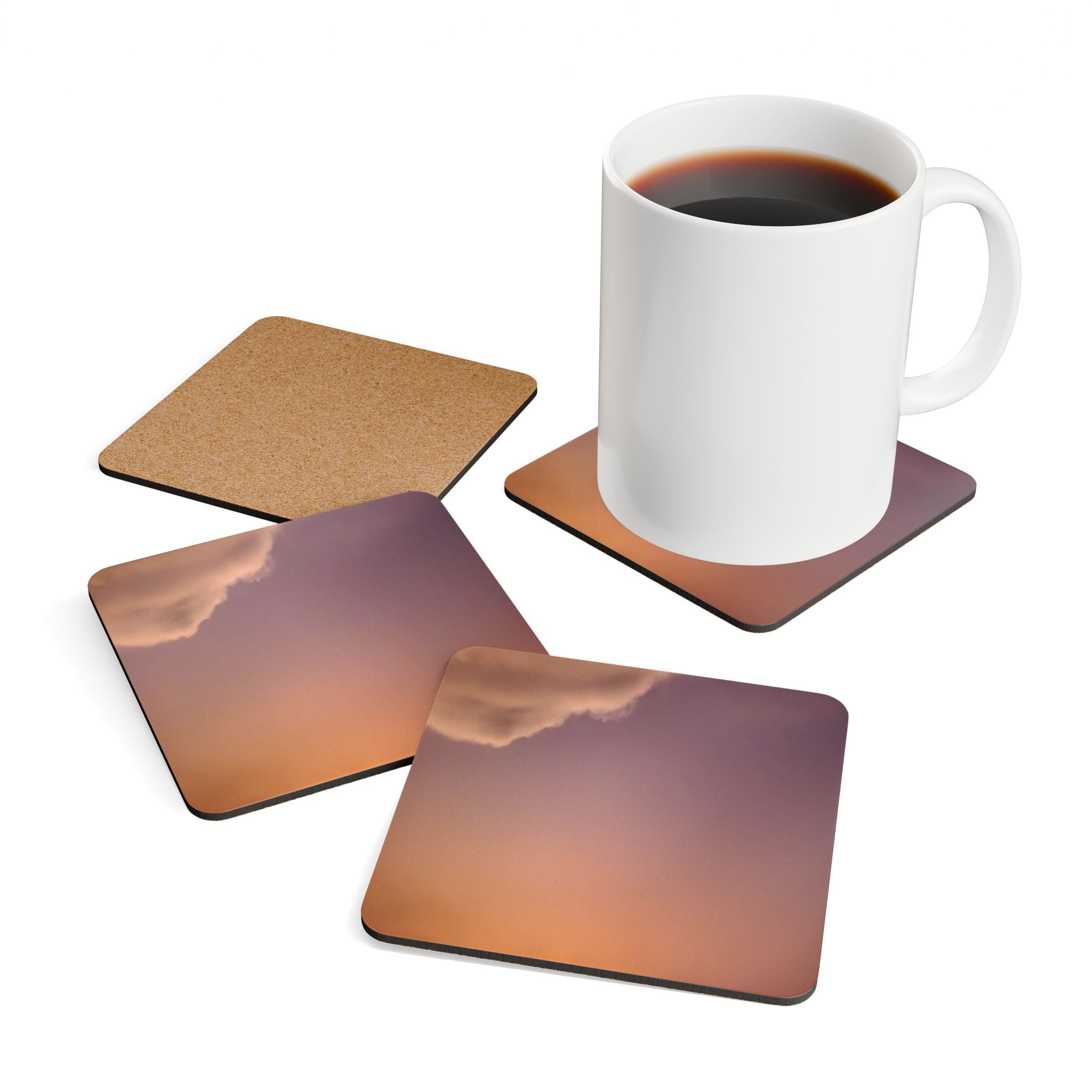 Wisdom Connection - Corkwood Coaster Set