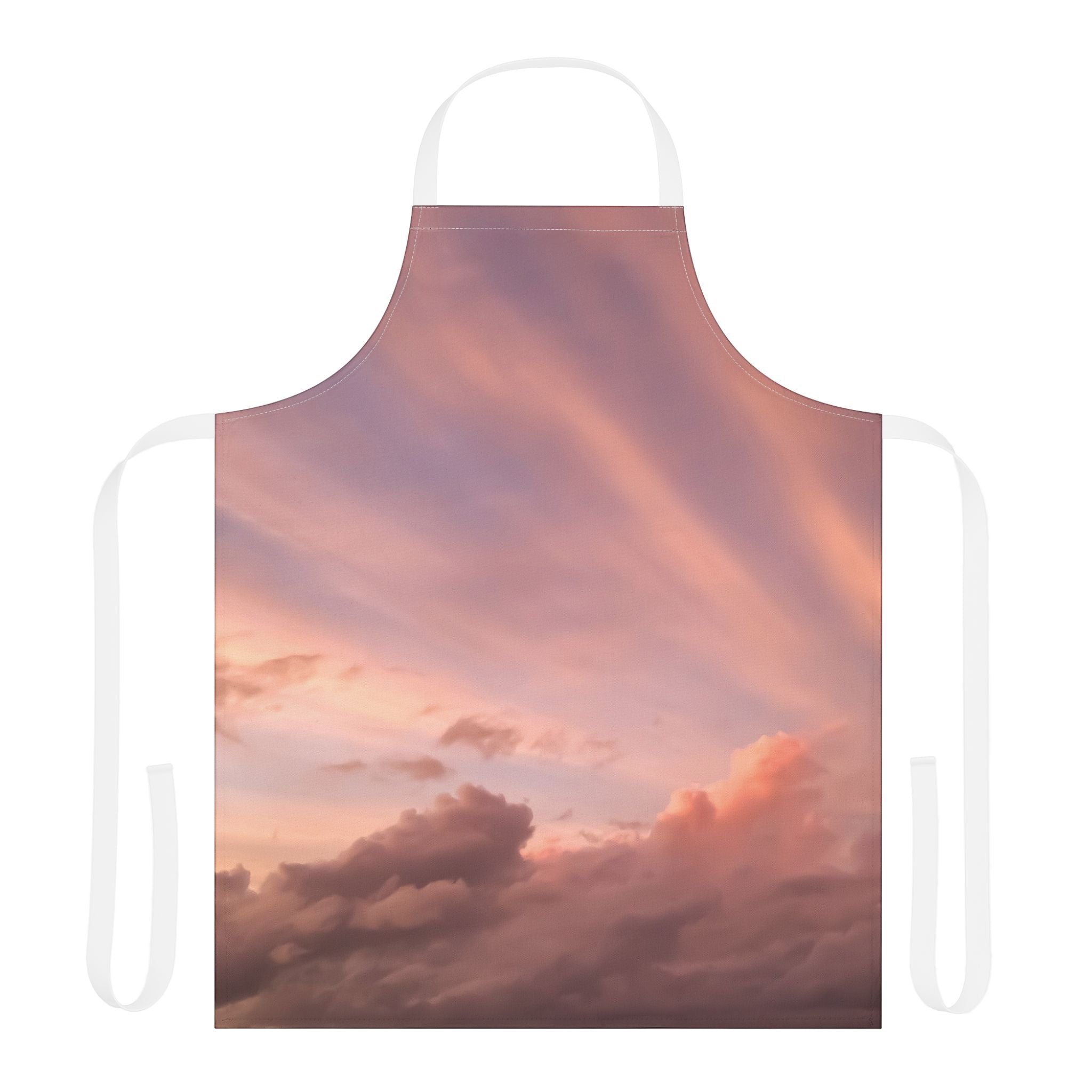 Love Connection . Sunset Sky Apron with 5-Color Straps