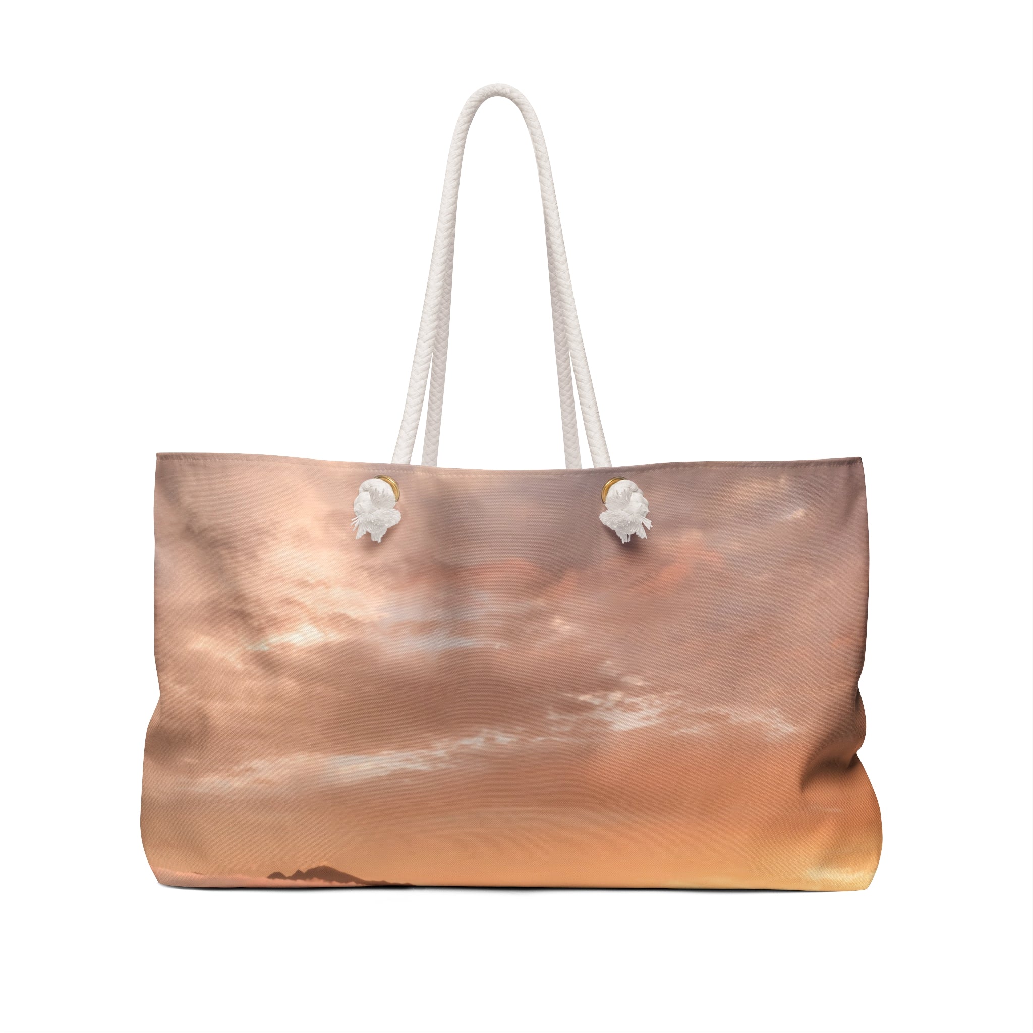 Wisdom Embodiment - Dreamy Sunset Weekender Bag - Perfect for Travel & Weekend Getaways