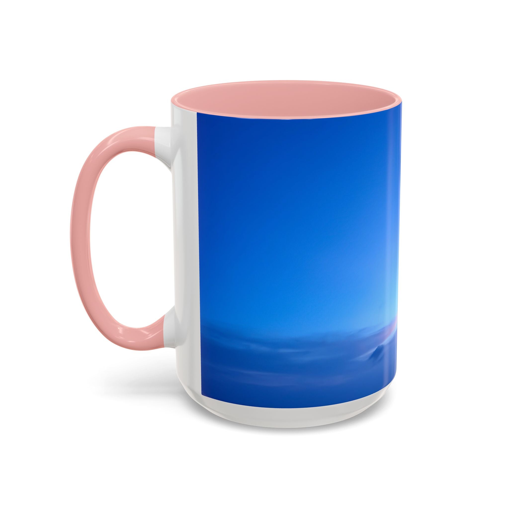 Power Awakening . Sunset Sky Accent Coffee Mug - Perfect for Cozy Mornings and Relaxing Evenings