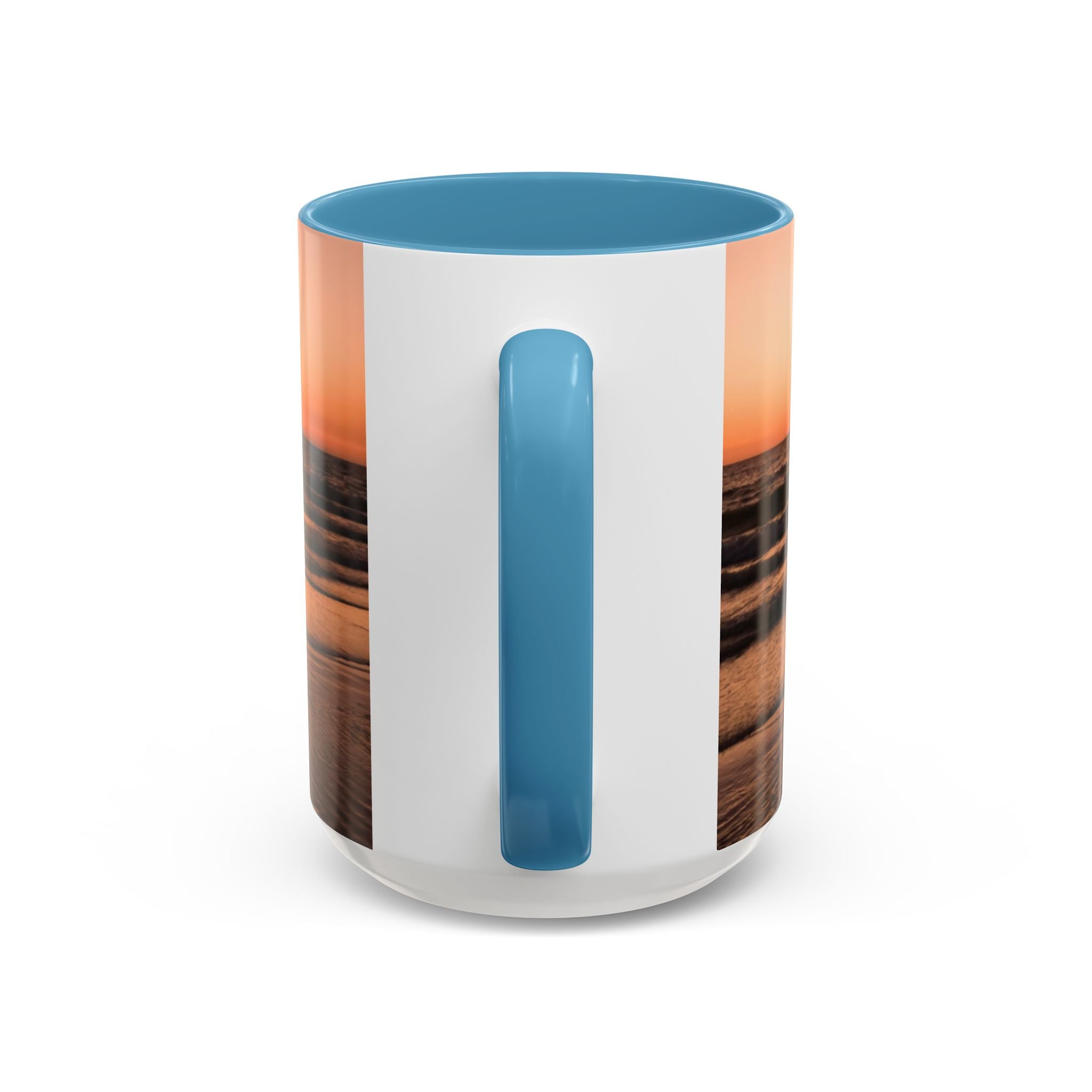 Wisdom Alignment . Sunset Sky Accent Coffee Mug - Perfect for Cozy Mornings and Relaxing Evenings