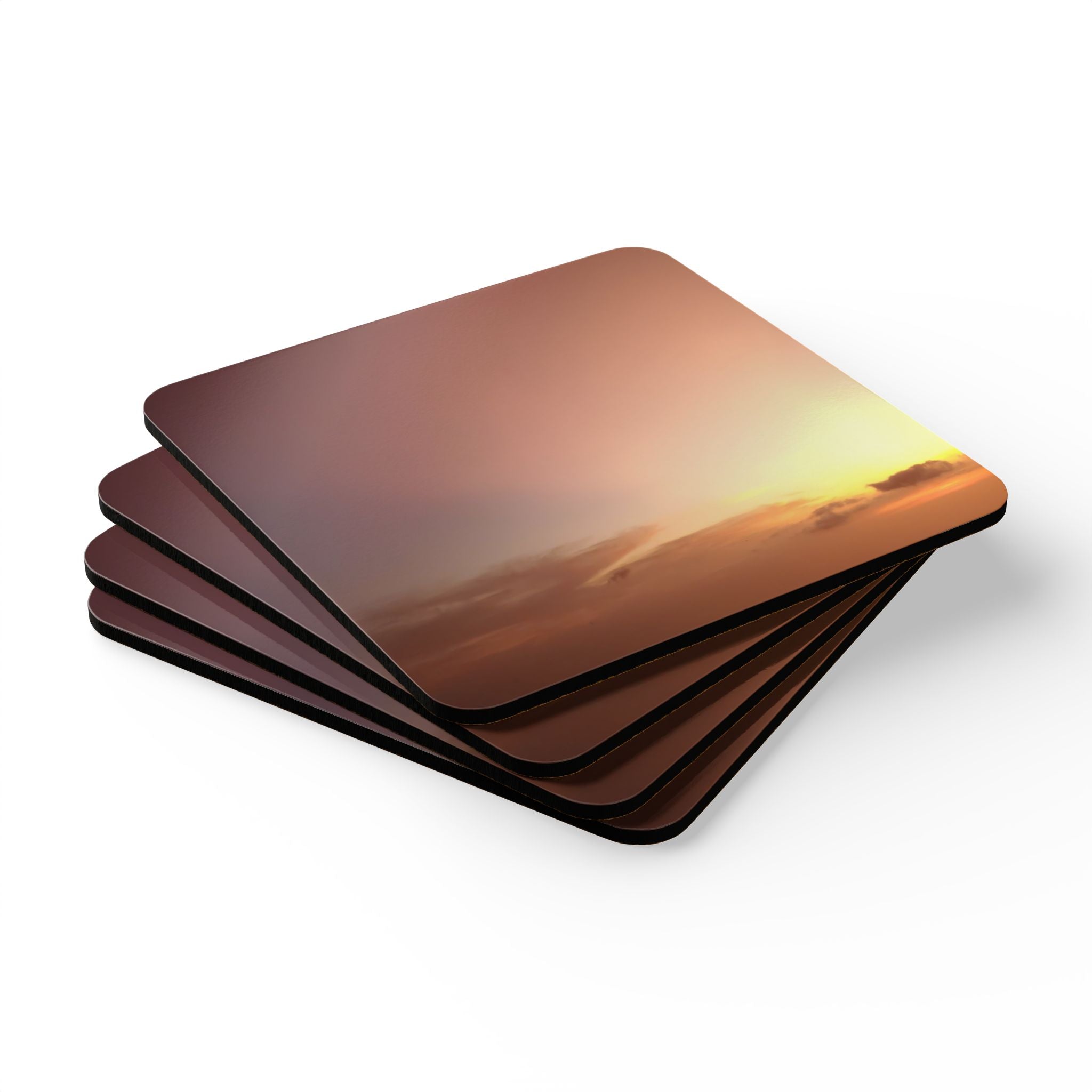 Wisdom Awakening - Corkwood Coaster Set