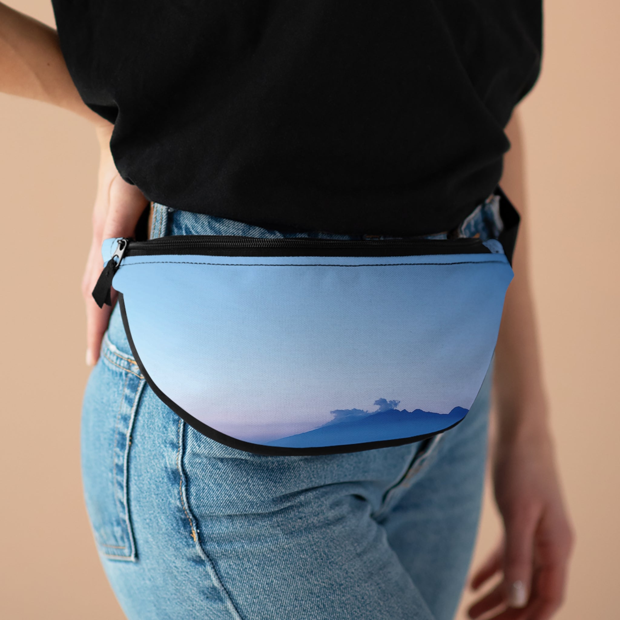Power Activation . Fanny Pack — Pastel Beach Vibes Waist Bag
