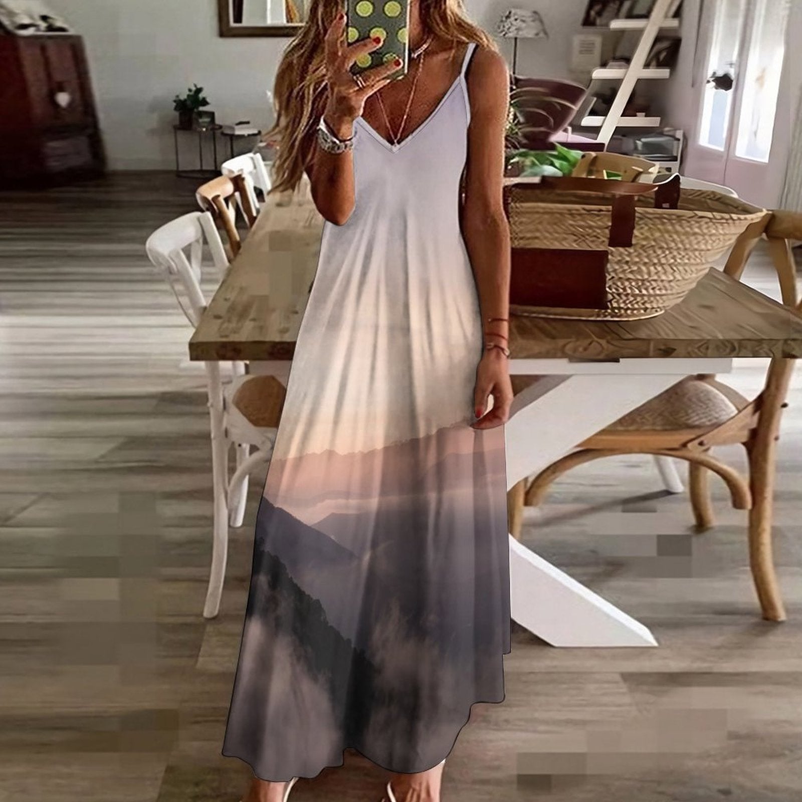 Wisdom Creation . Ankle-length Slip Dress