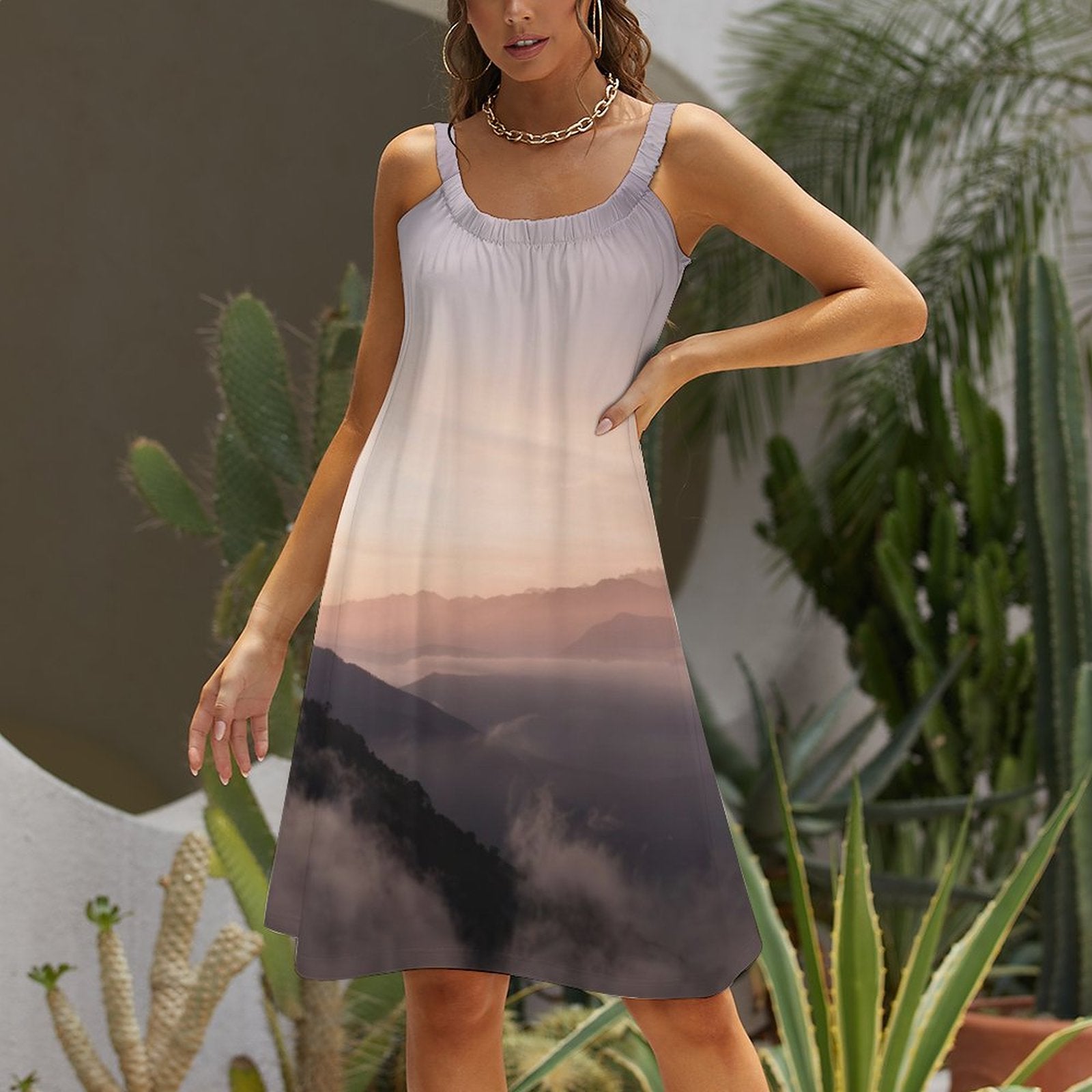 Wisdom Creation . Sleeveless Dress