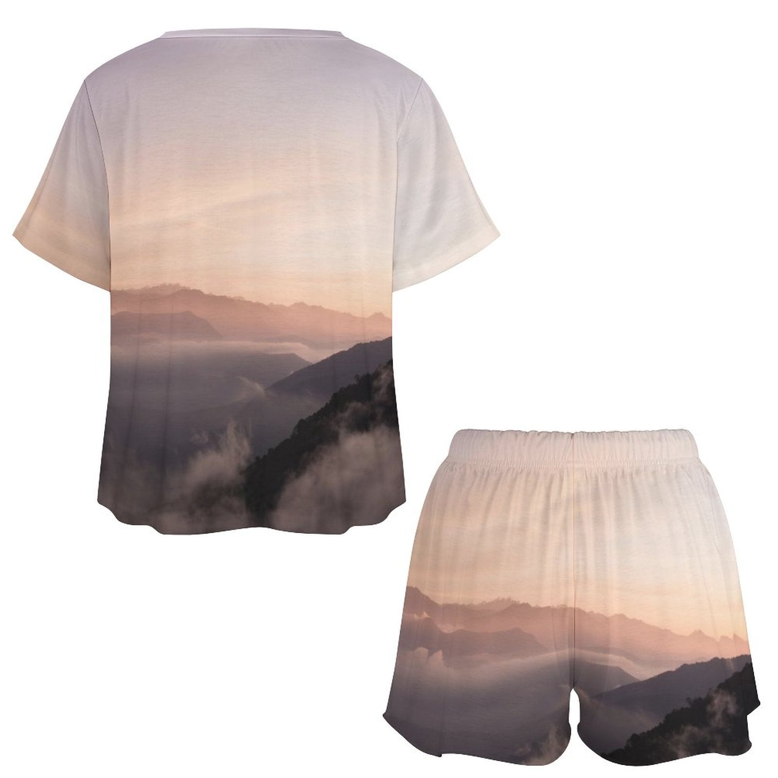 Short Sleeve Loungewear Set UTZ (All-Over Printing)