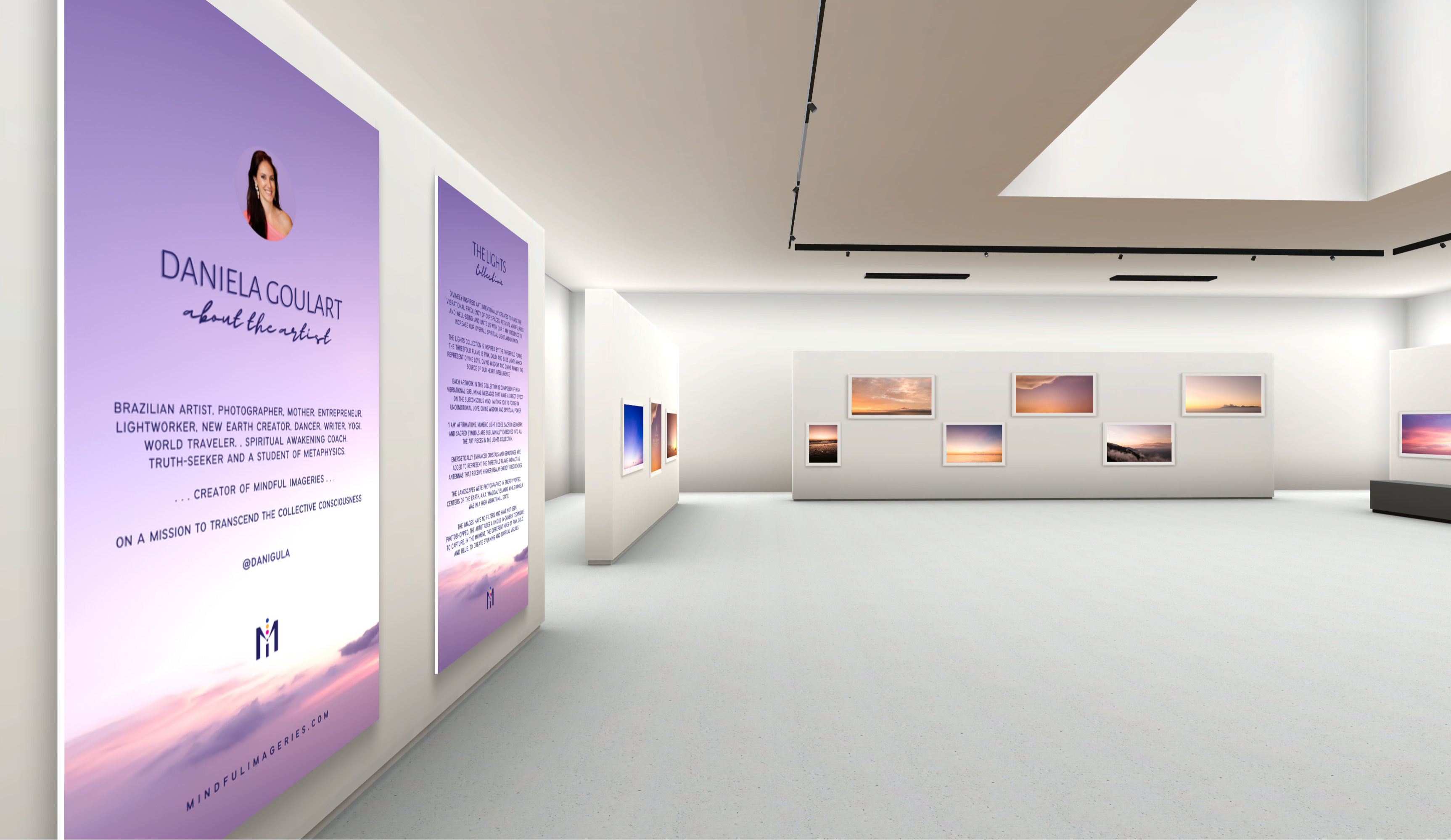 Virtuelle Kunstausstellung. Die Lichtkollektion.